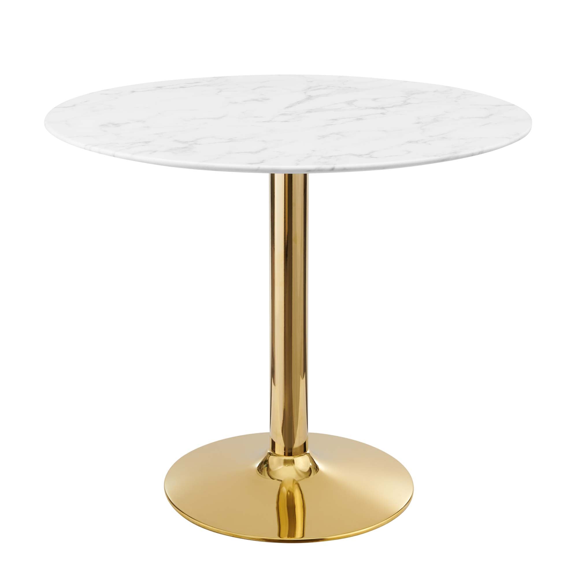 Verne 35" Artificial Marble Dining Table