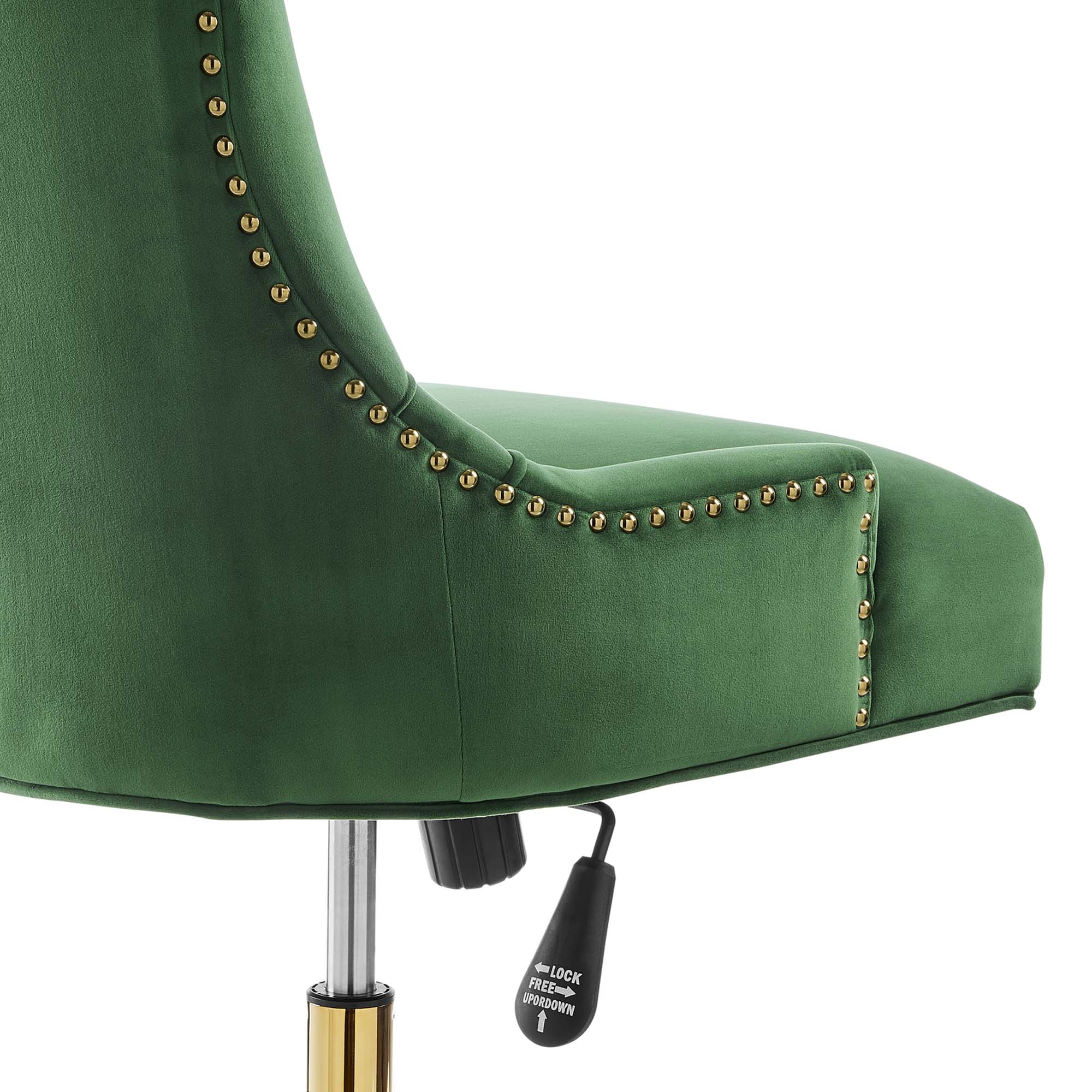 Regent Tufted Performance Velvet Office Chair