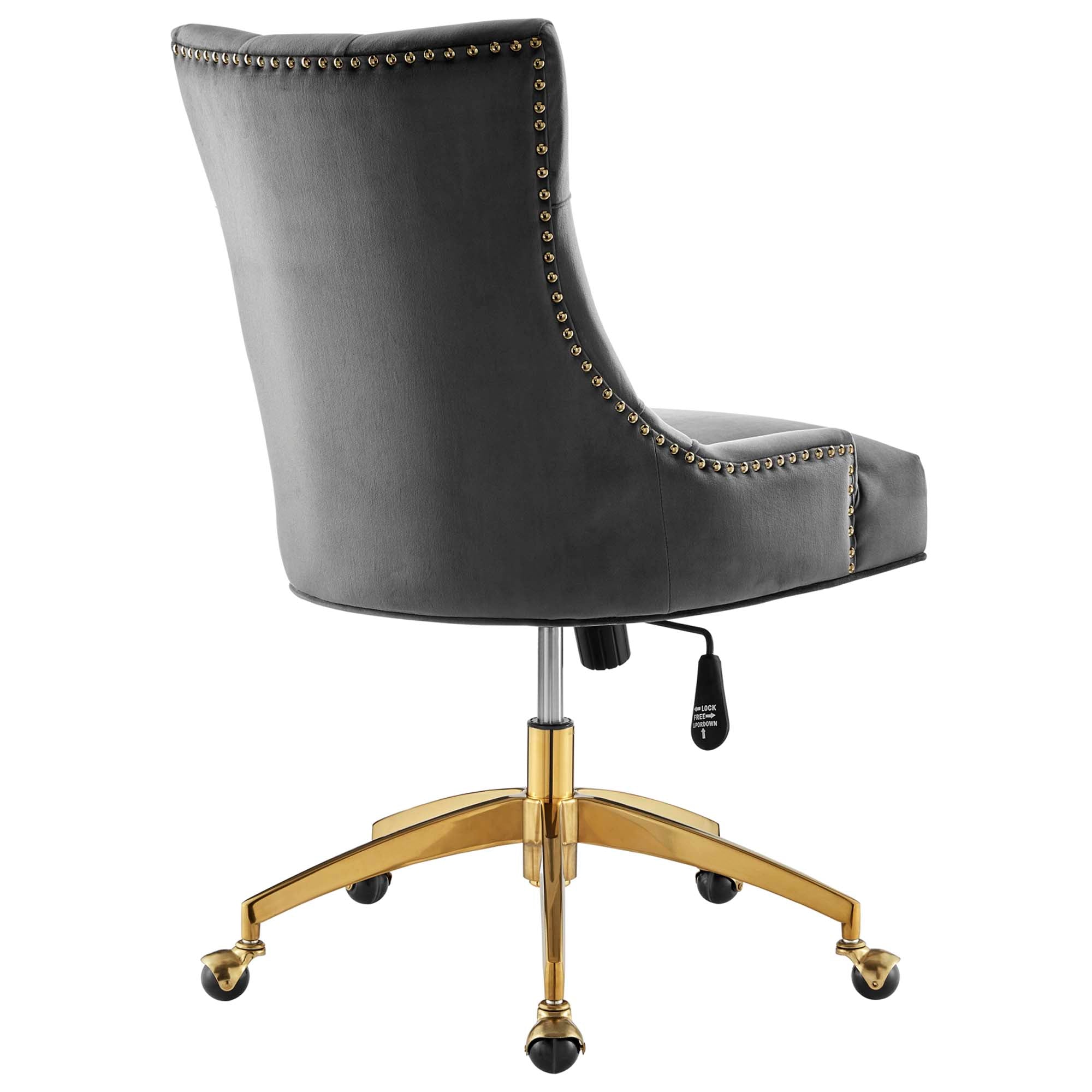 Regent Tufted Performance Velvet Office Chair