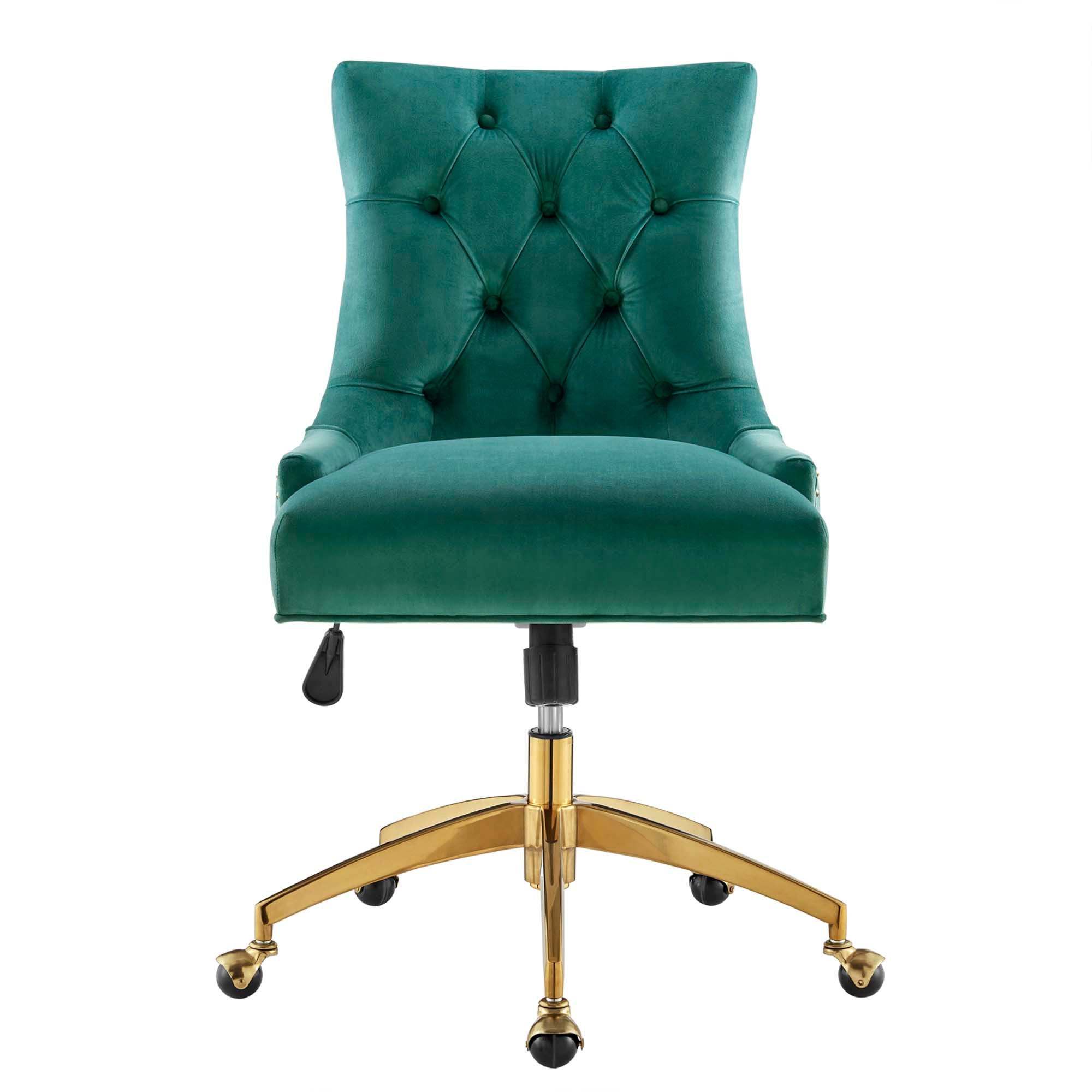 Regent Tufted Performance Velvet Office Chair