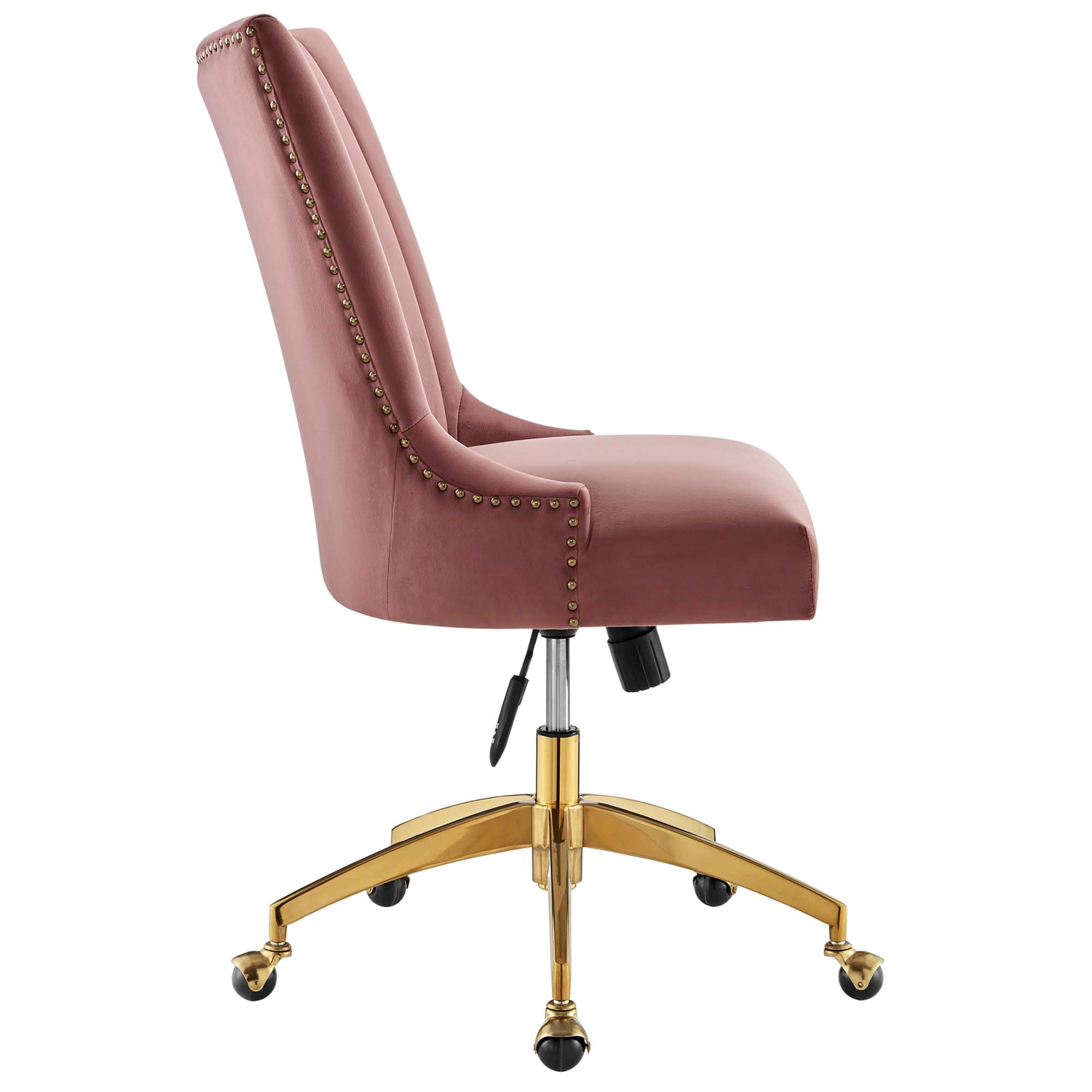 Empower Channel Tufted Performance Velvet Office Chair