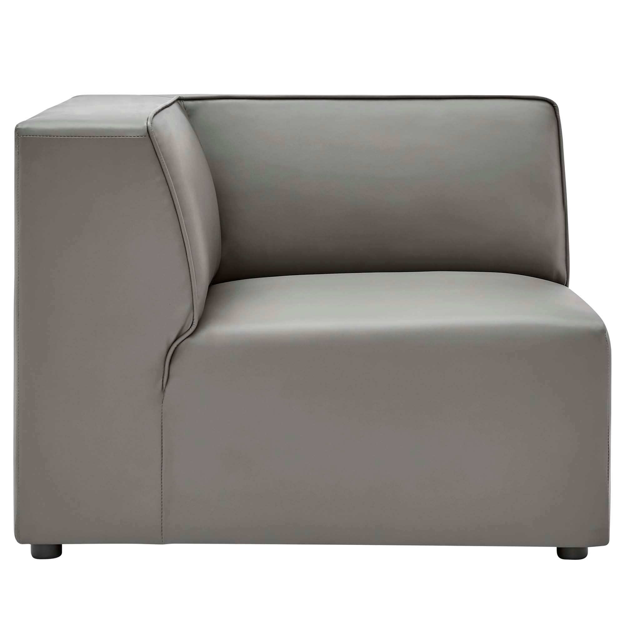 Mingle Vegan Leather Corner Chair