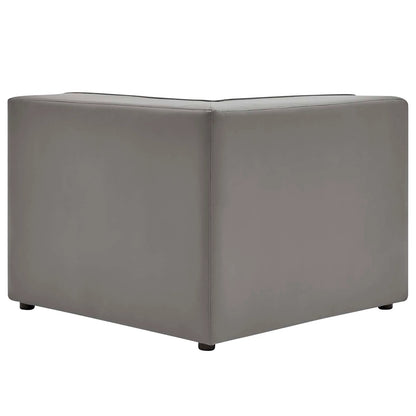 Mingle Vegan Leather Corner Chair