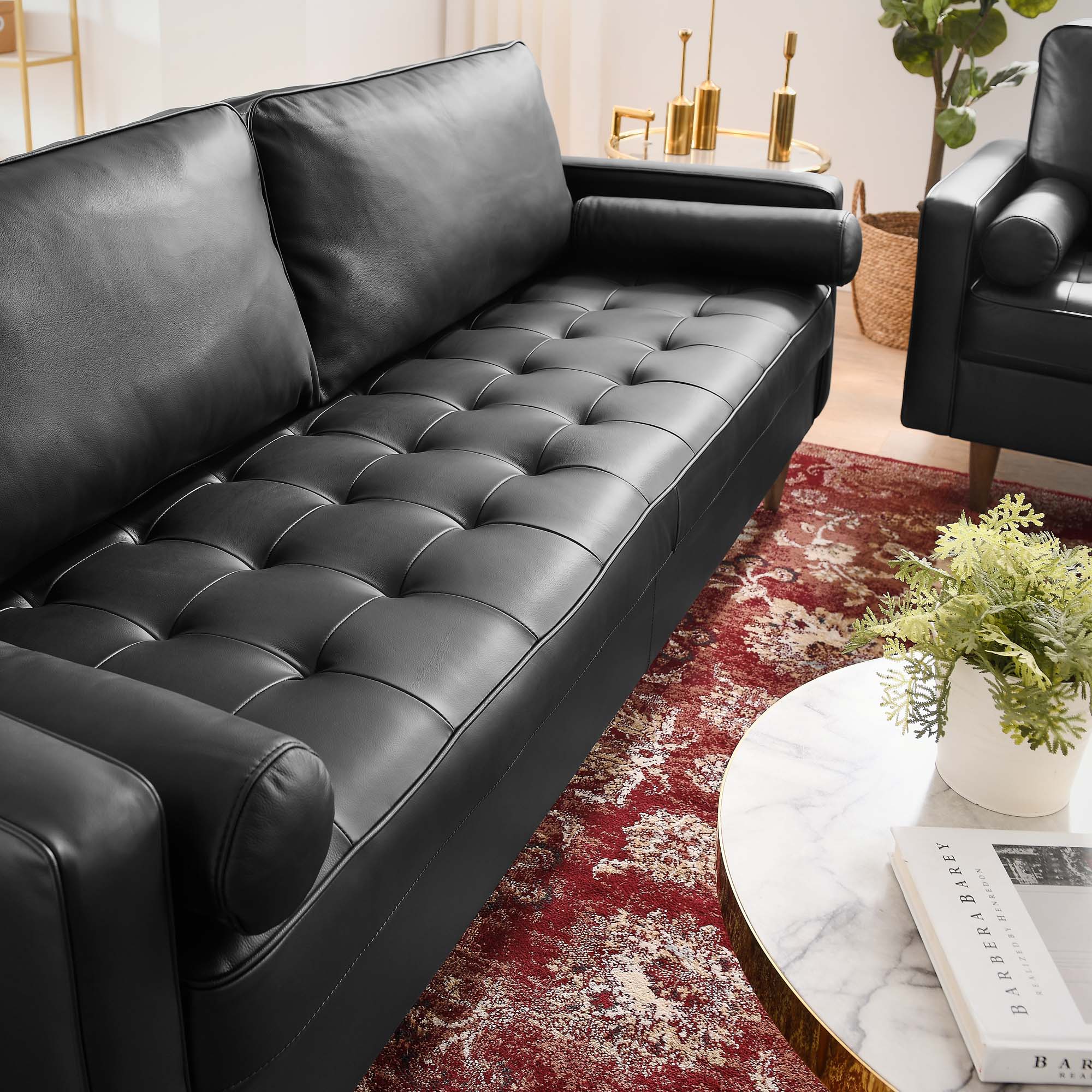 Valour 81" Leather Sofa