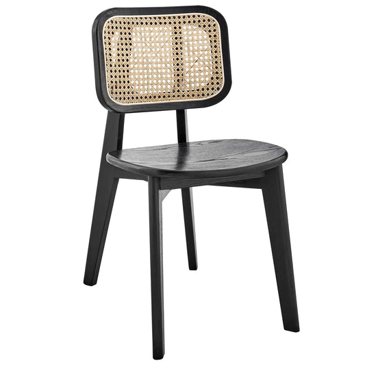 Habitat Black Wood Dining Side Chair