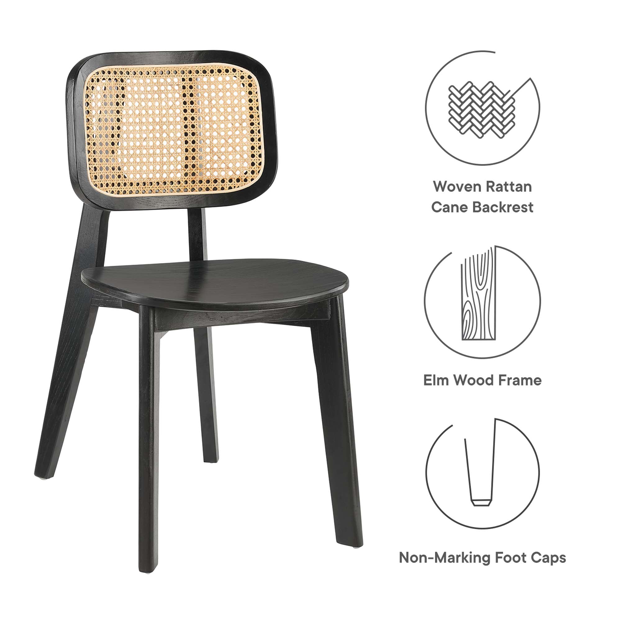 Habitat Wood Dining Side Chair