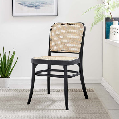 Winona Wood Black Dining Side Chair