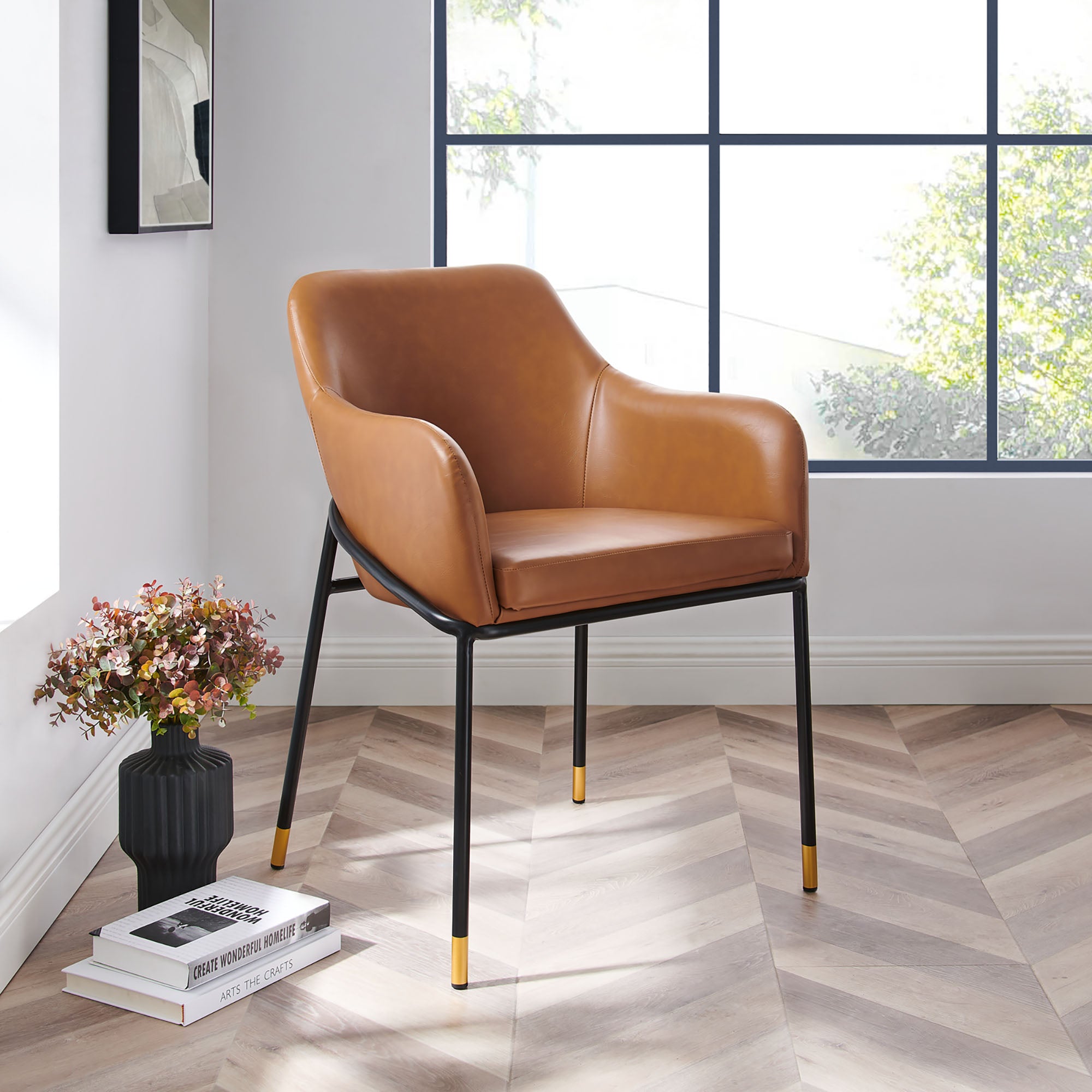 Jovi Vegan Leather Dining Chair