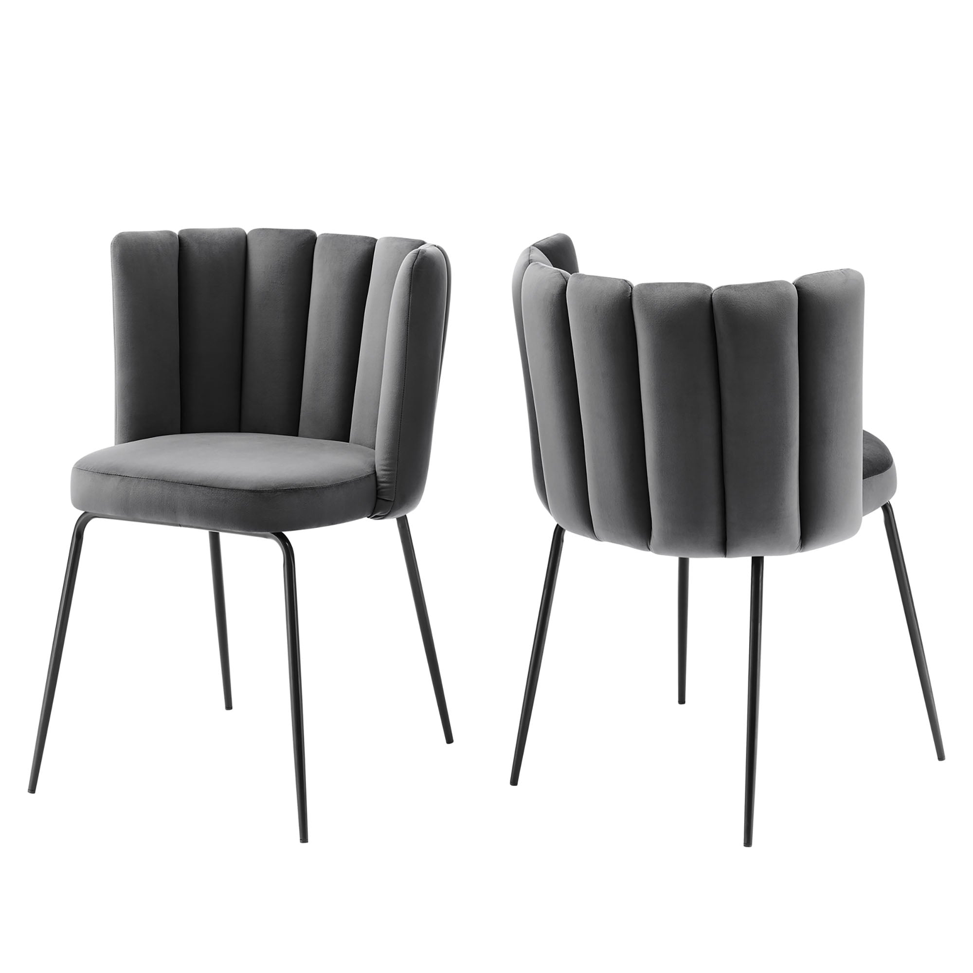 Virtue Performance Velvet Dining Chair Set of 2