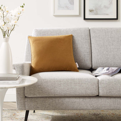 Enhance 18" Performance Velvet Throw Pillow