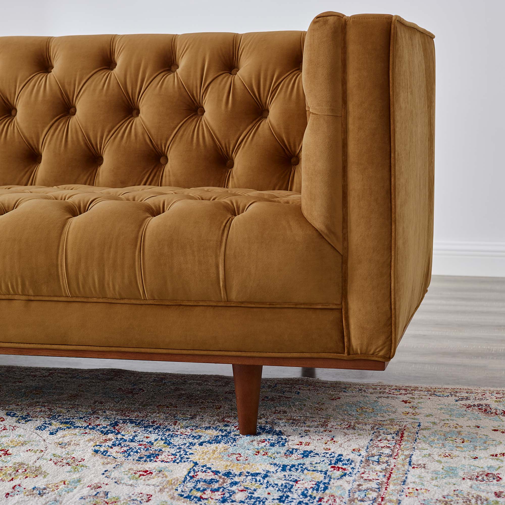 Elation Tufted Performance Velvet Sofa