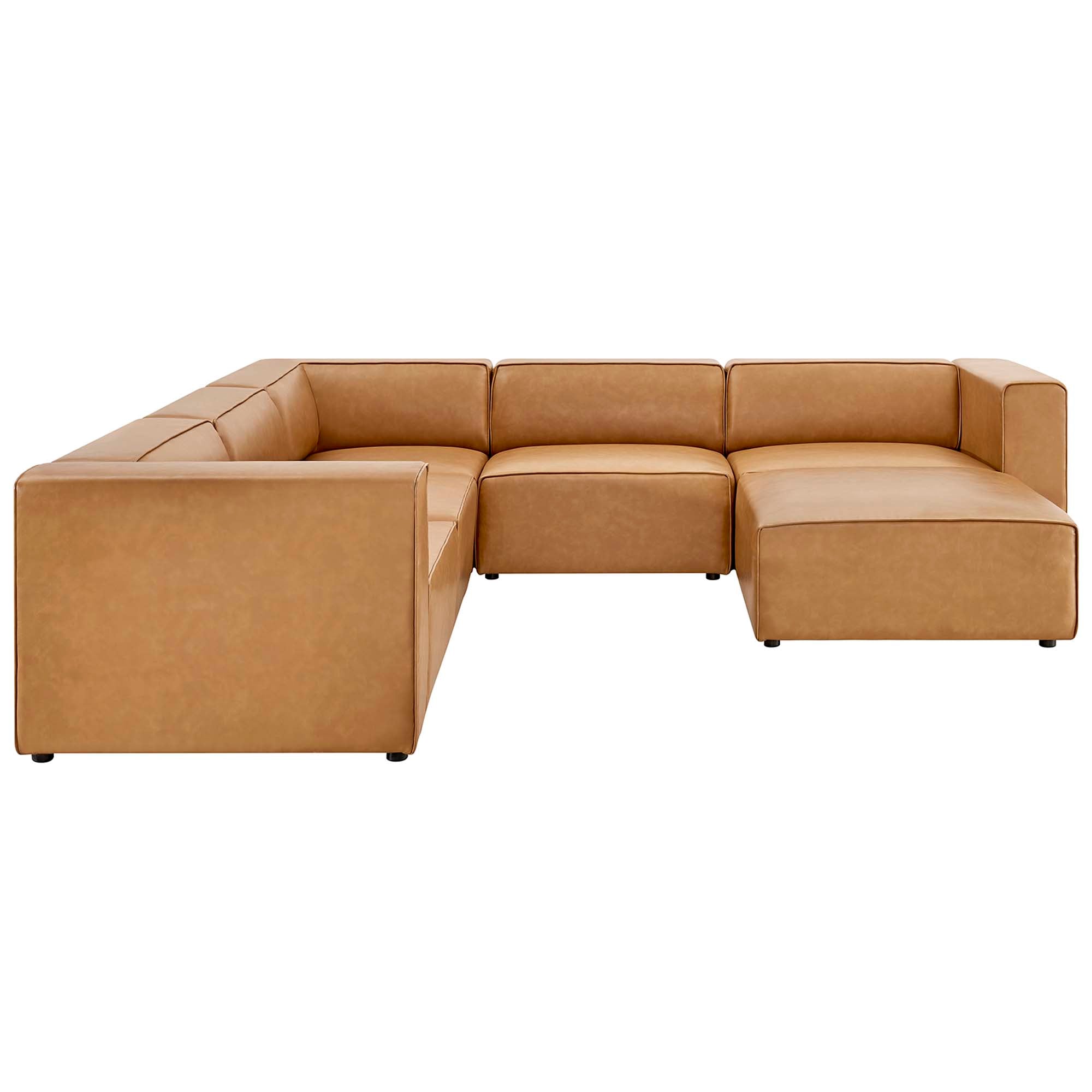 Mingle Vegan Leather 6-Piece Furniture Set