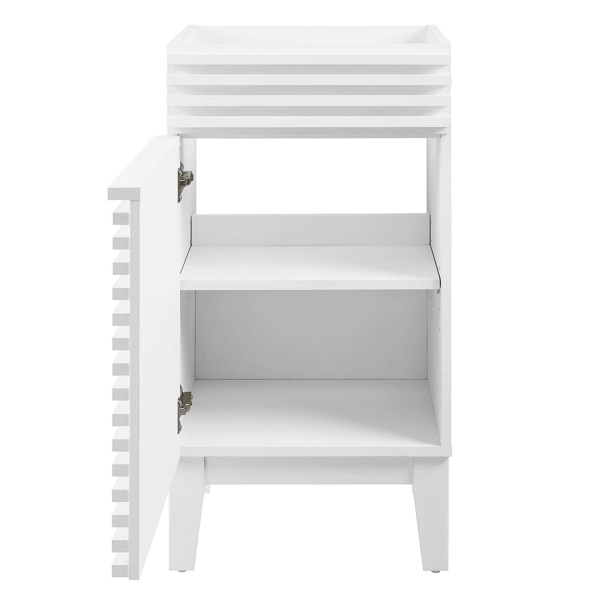 Render 18" Bathroom Vanity Cabinet (Sink Basin Not Included)