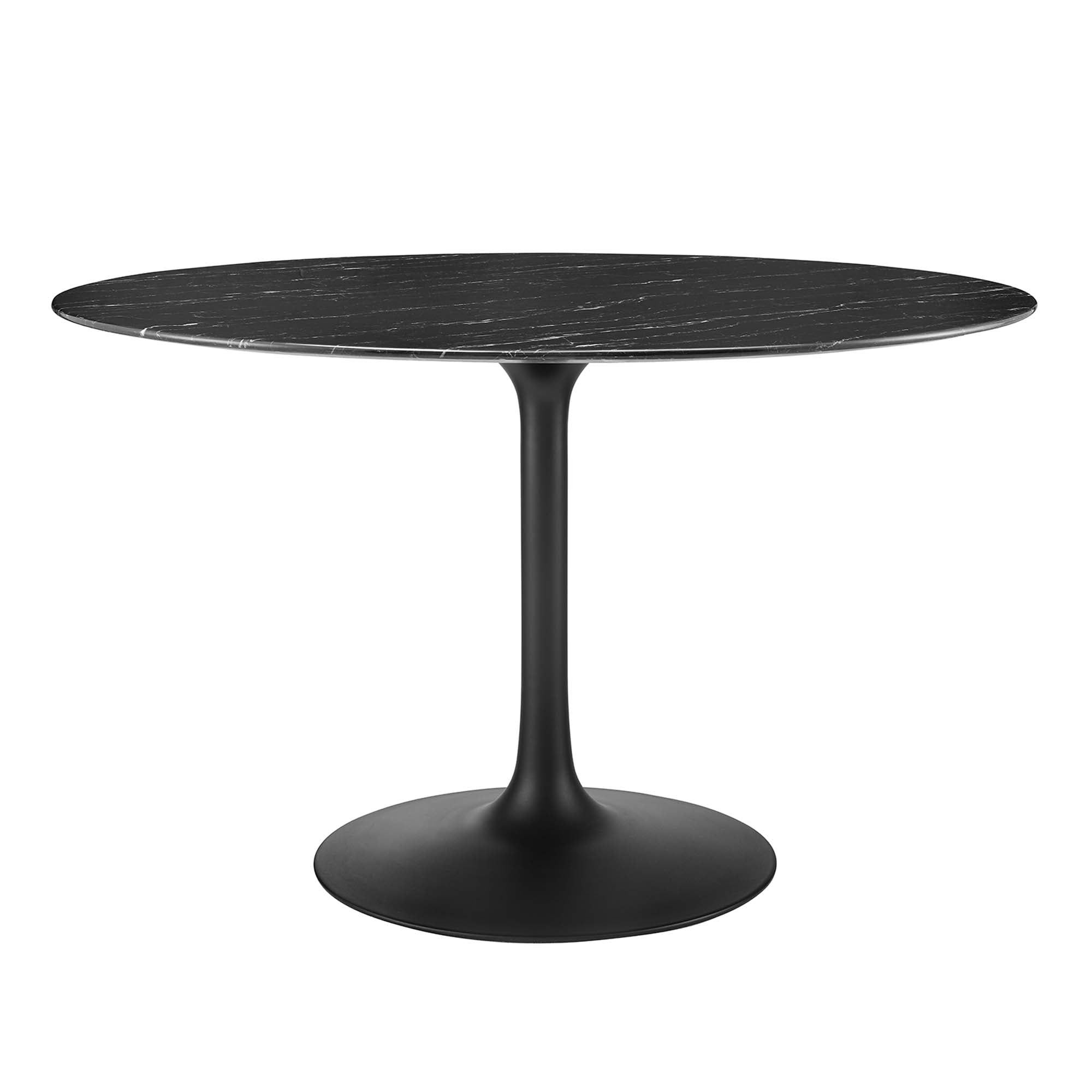 Lippa 48" Round Artificial Marble Dining Table