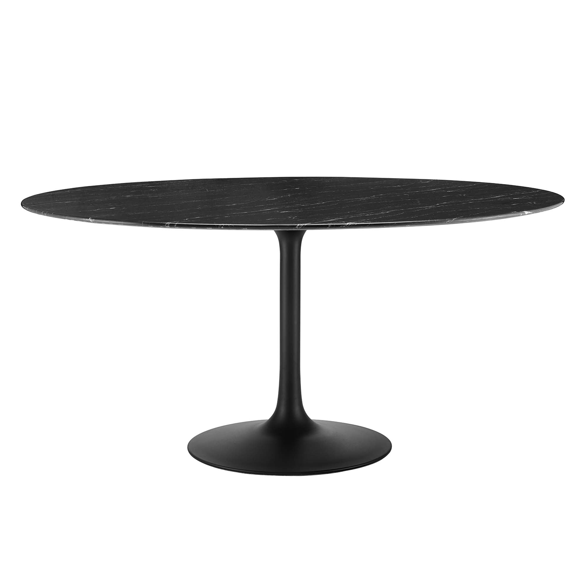 Lippa 60" Round Artificial Marble Dining Table