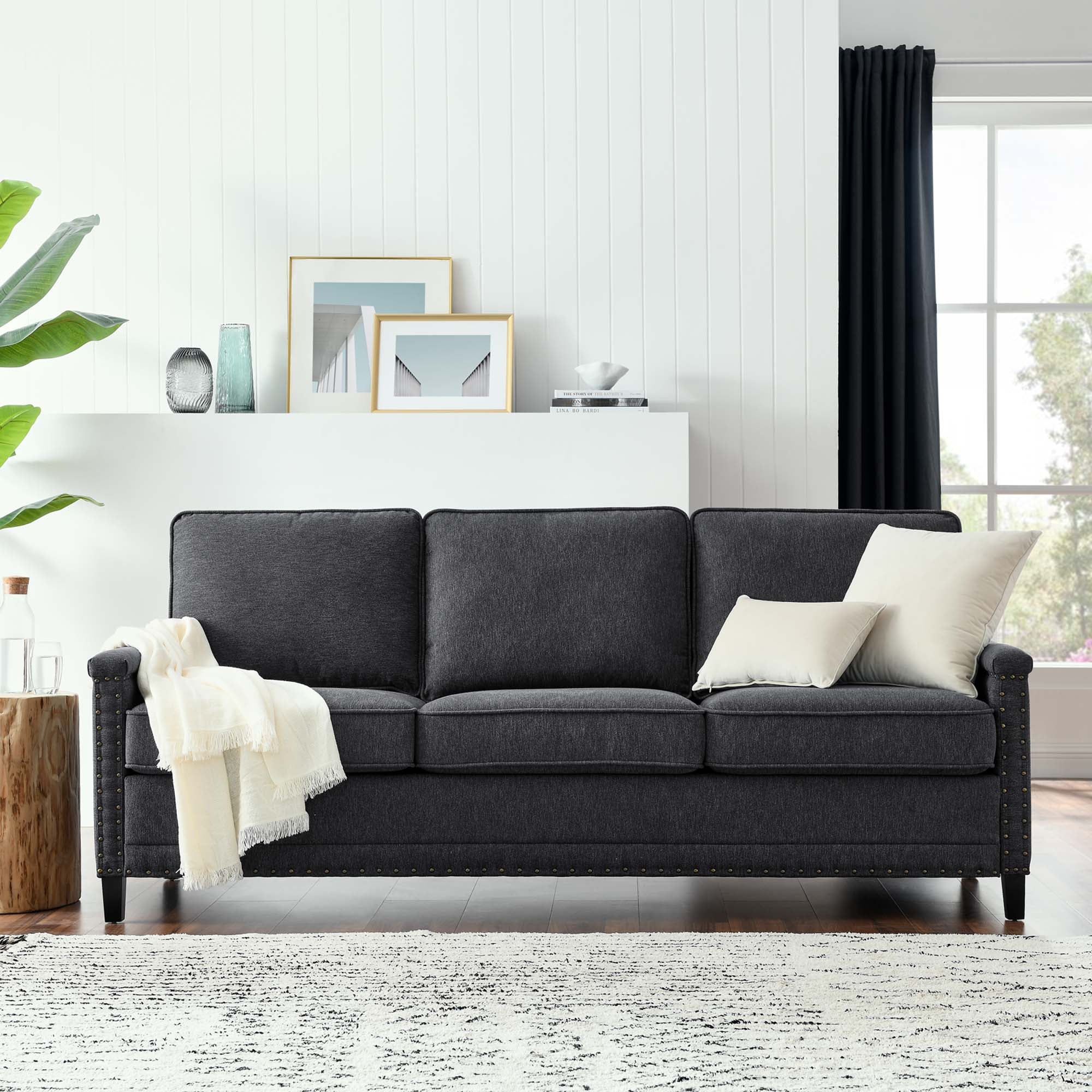 Ashton Upholstered Fabric Sofa