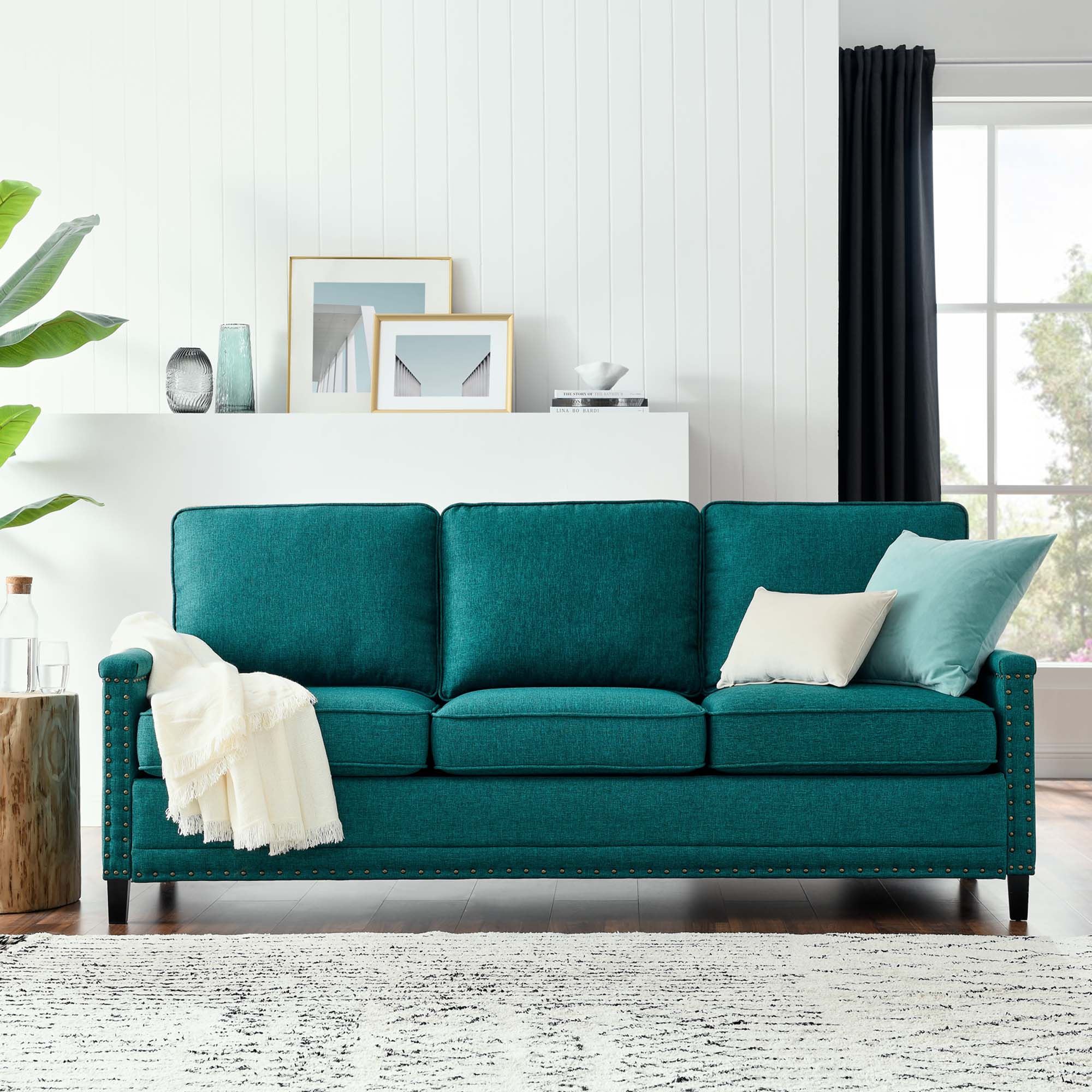 Ashton Upholstered Fabric Sofa