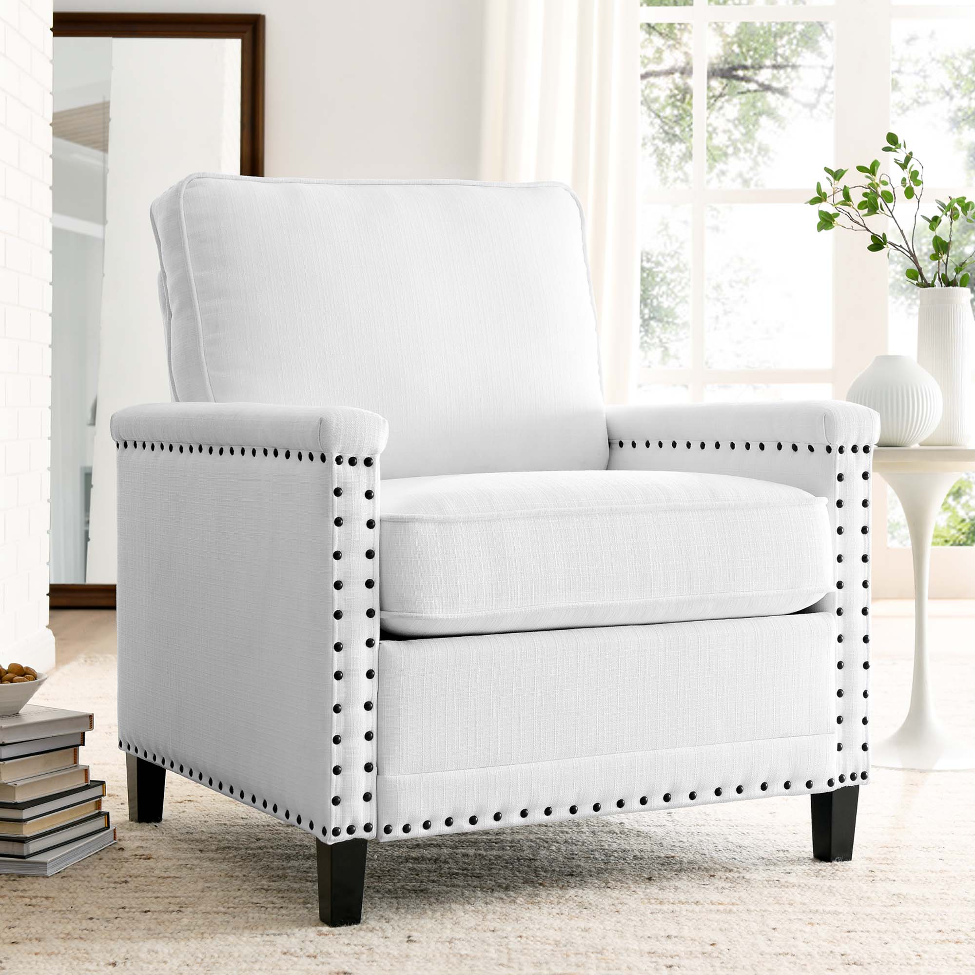 Ashton Upholstered Fabric Armchair