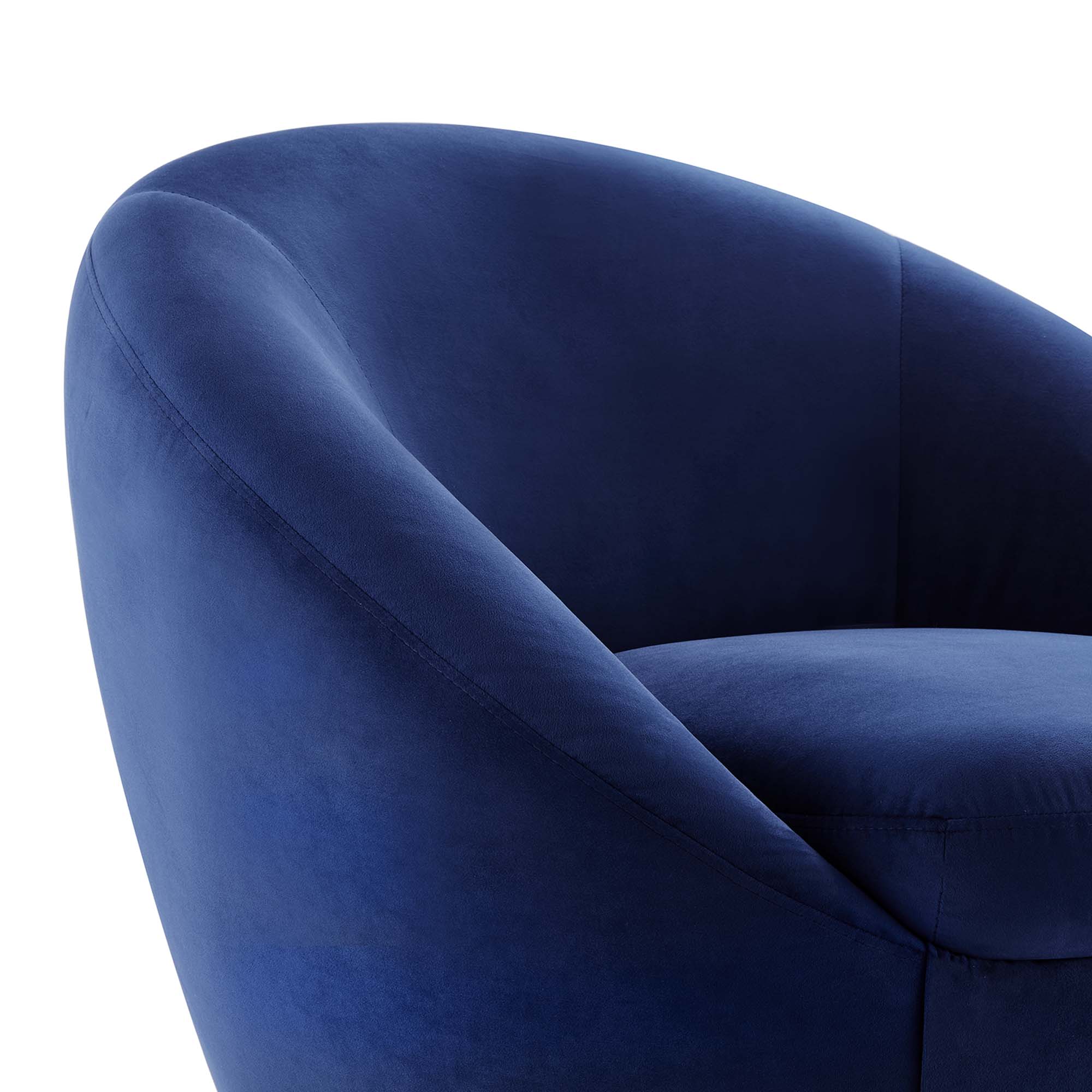 Buttercup Performance Velvet Swivel Chair