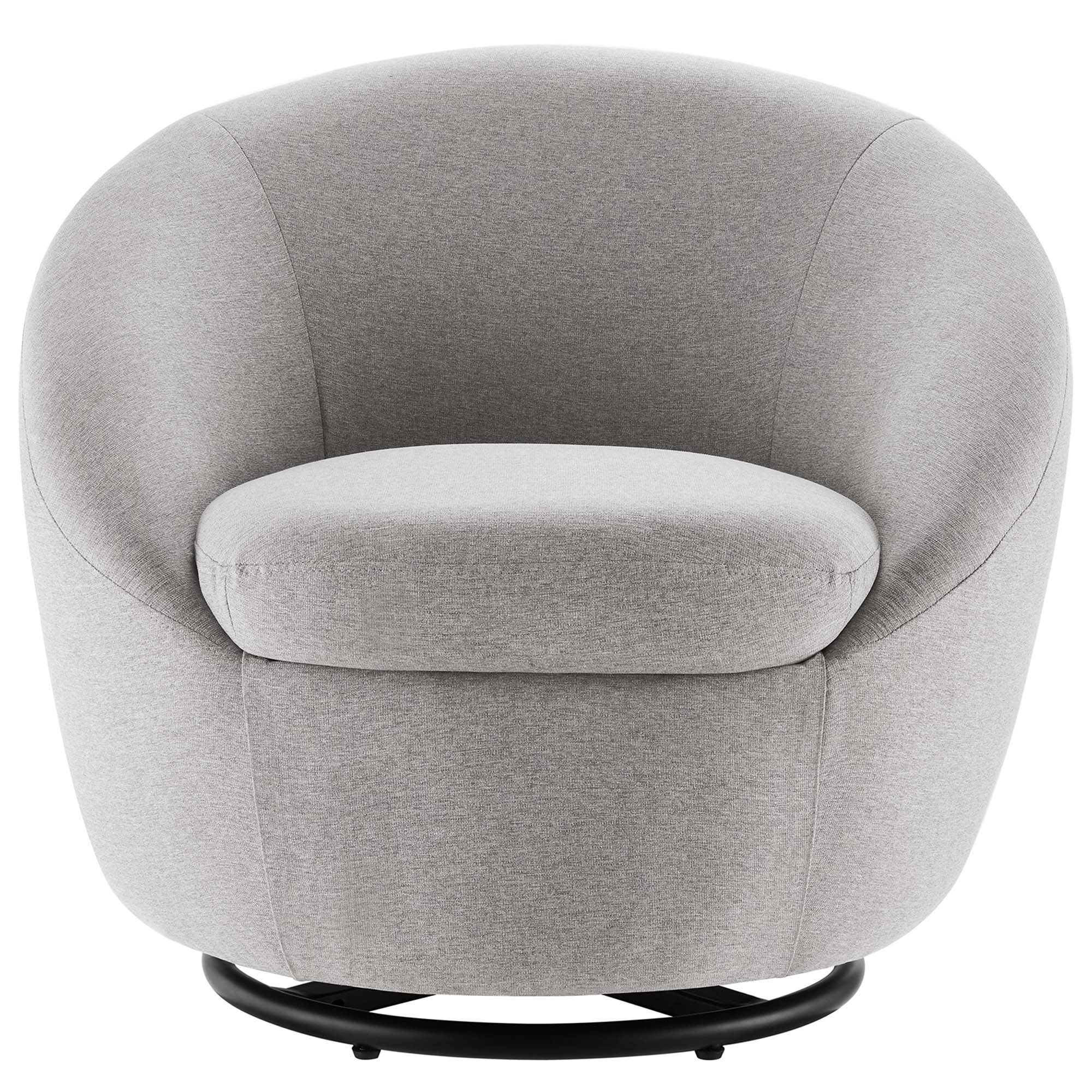 Buttercup Upholstered Fabric Swivel Chair