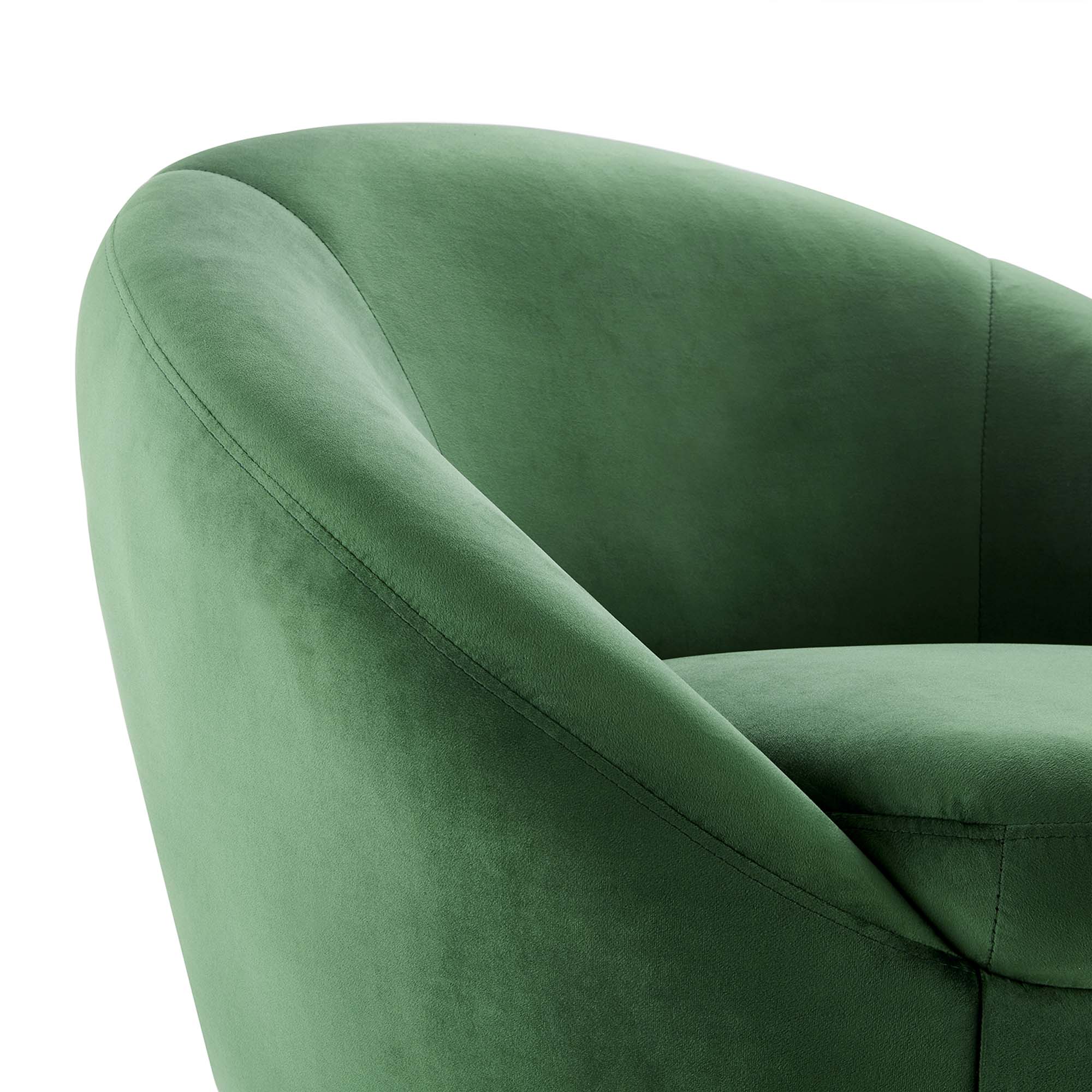 Buttercup Performance Velvet Swivel Chair