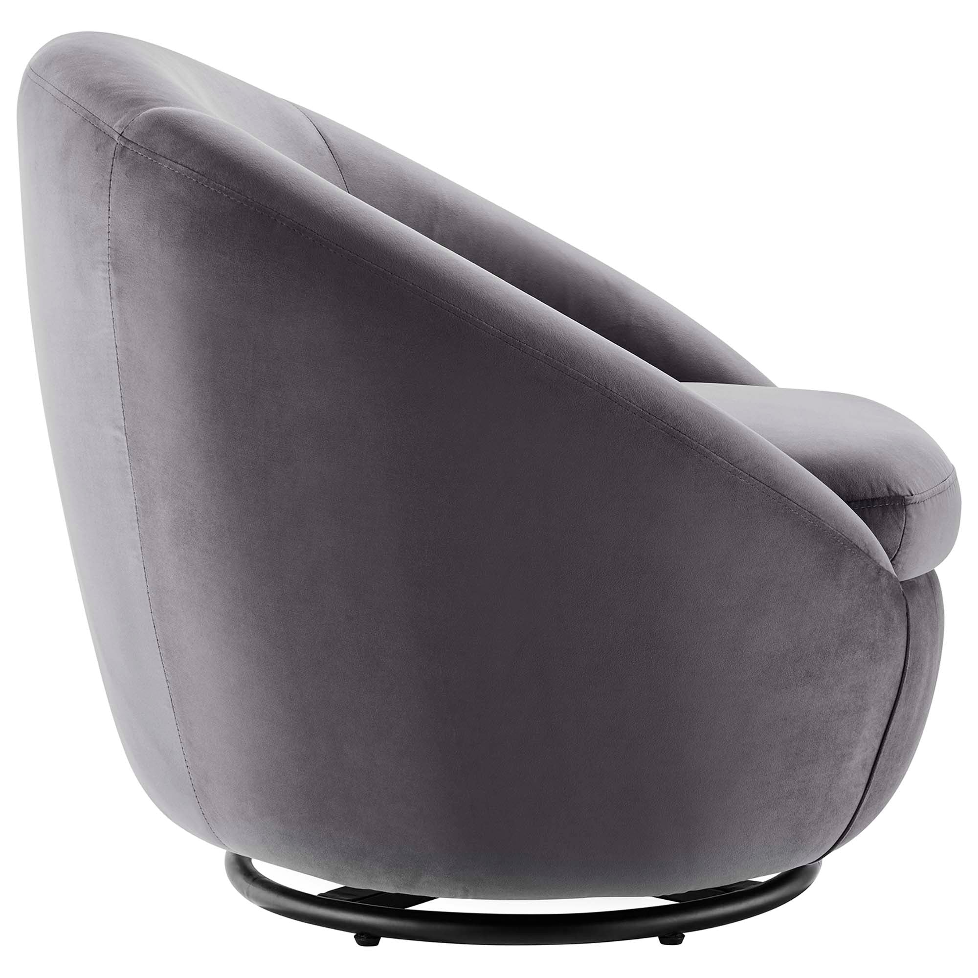 Buttercup Performance Velvet Swivel Chair