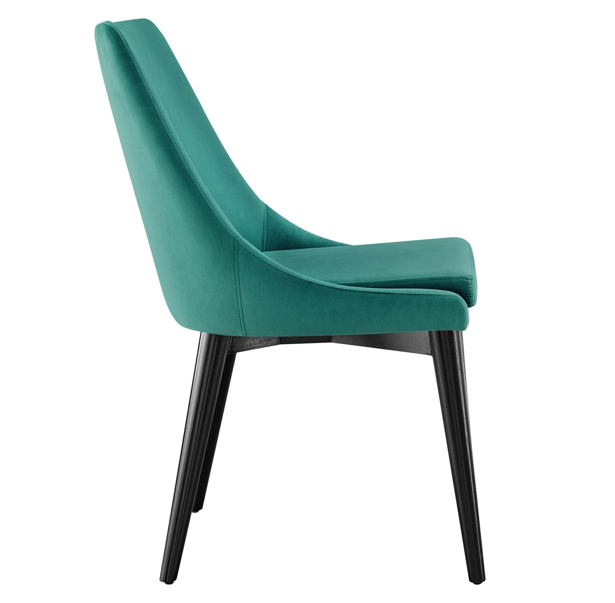 Viscount Performance Velvet Dining Chair