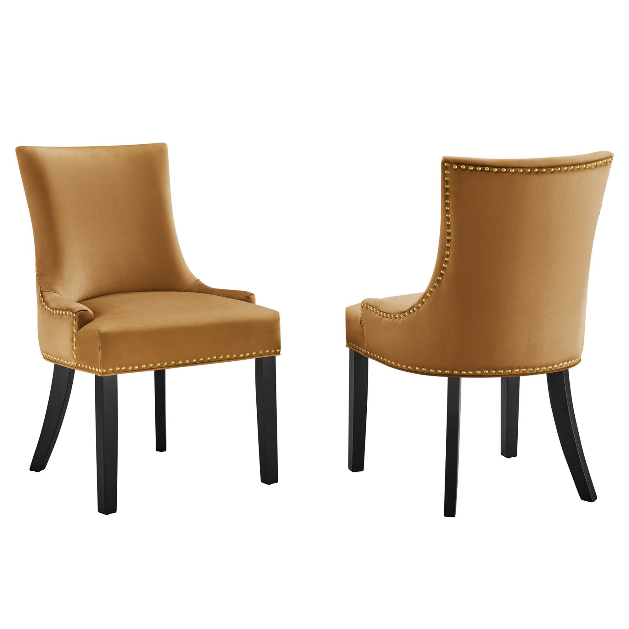 Marquis Performance Velvet Dining Chairs - Set of 2