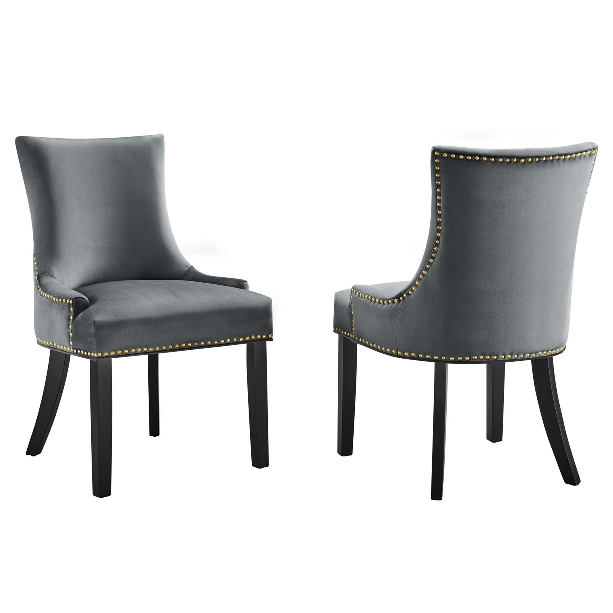 Marquis Performance Velvet Dining Chairs - Set of 2