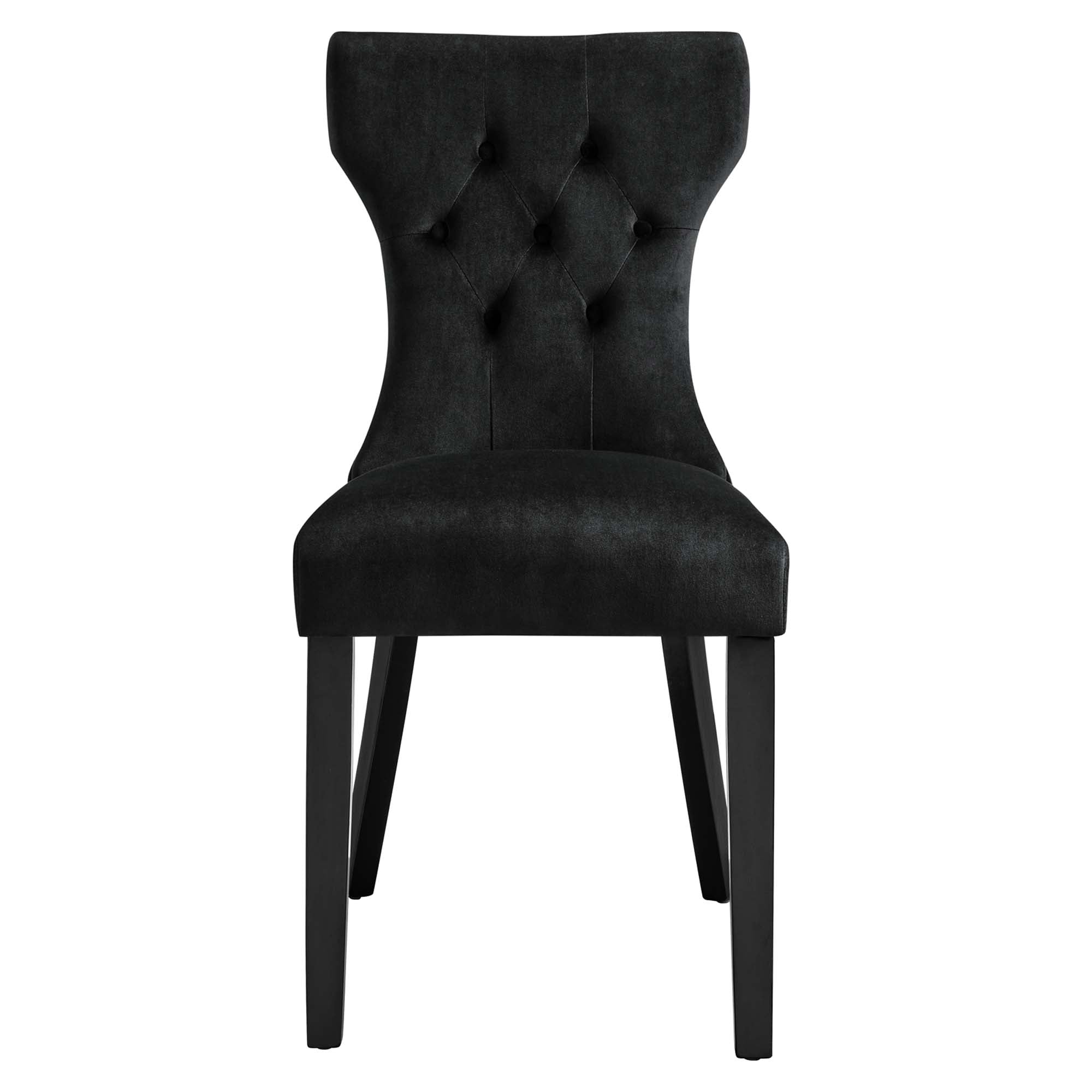 Silhouette Performance Velvet Dining Chairs - Set of 2