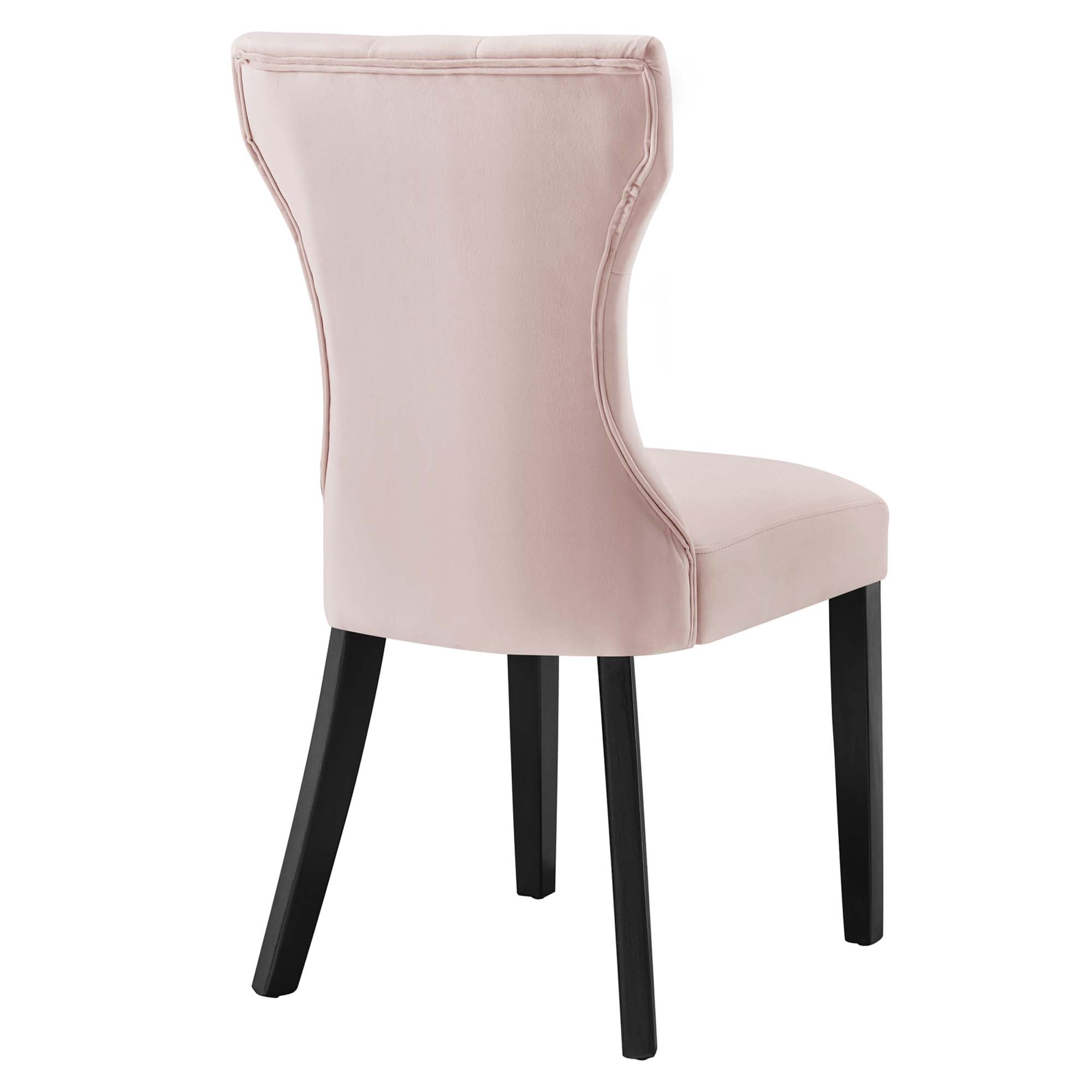 Silhouette Performance Velvet Dining Chairs - Set of 2