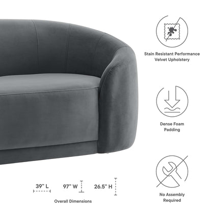 Contessa Performance Velvet Sofa