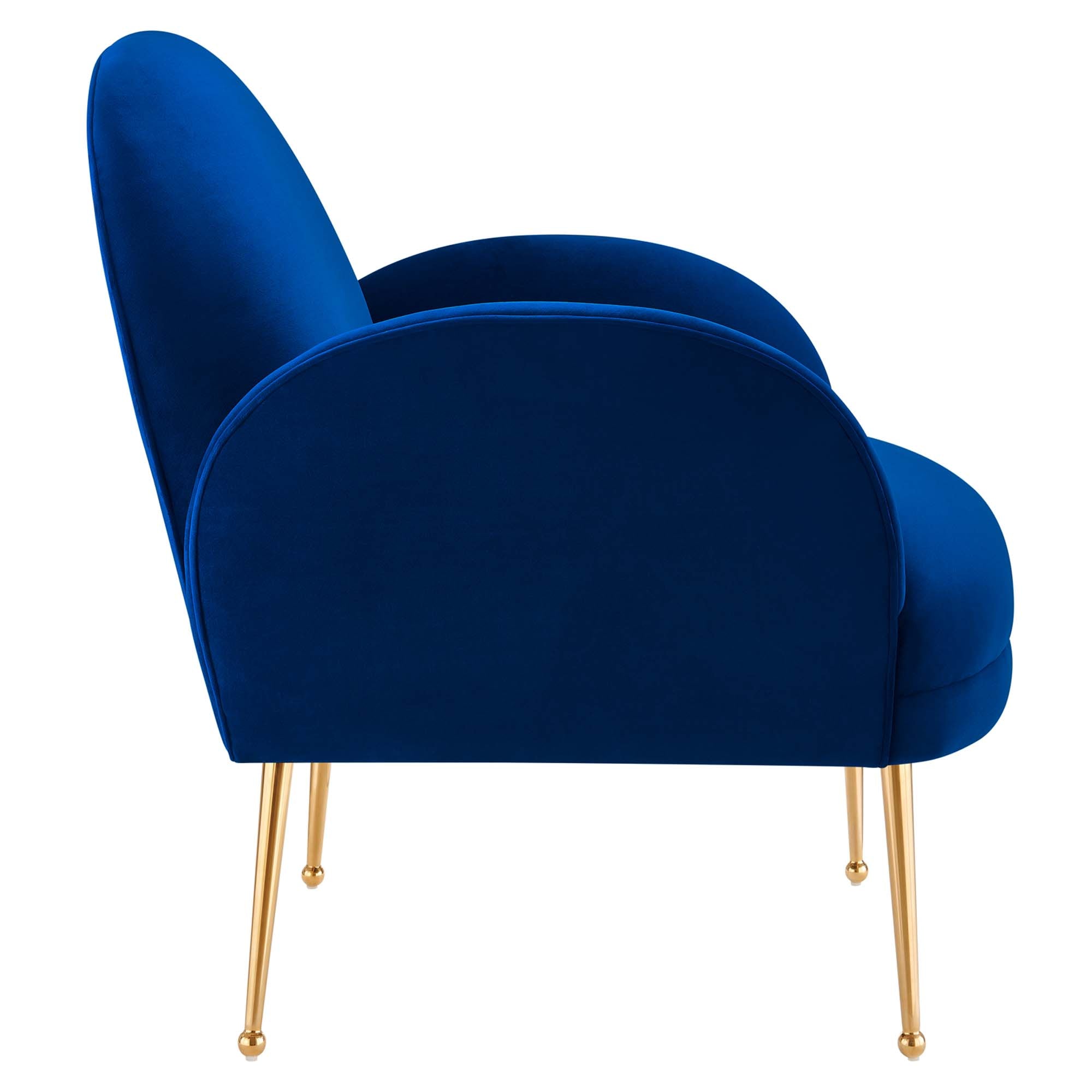 Transcend Performance Velvet Armchair