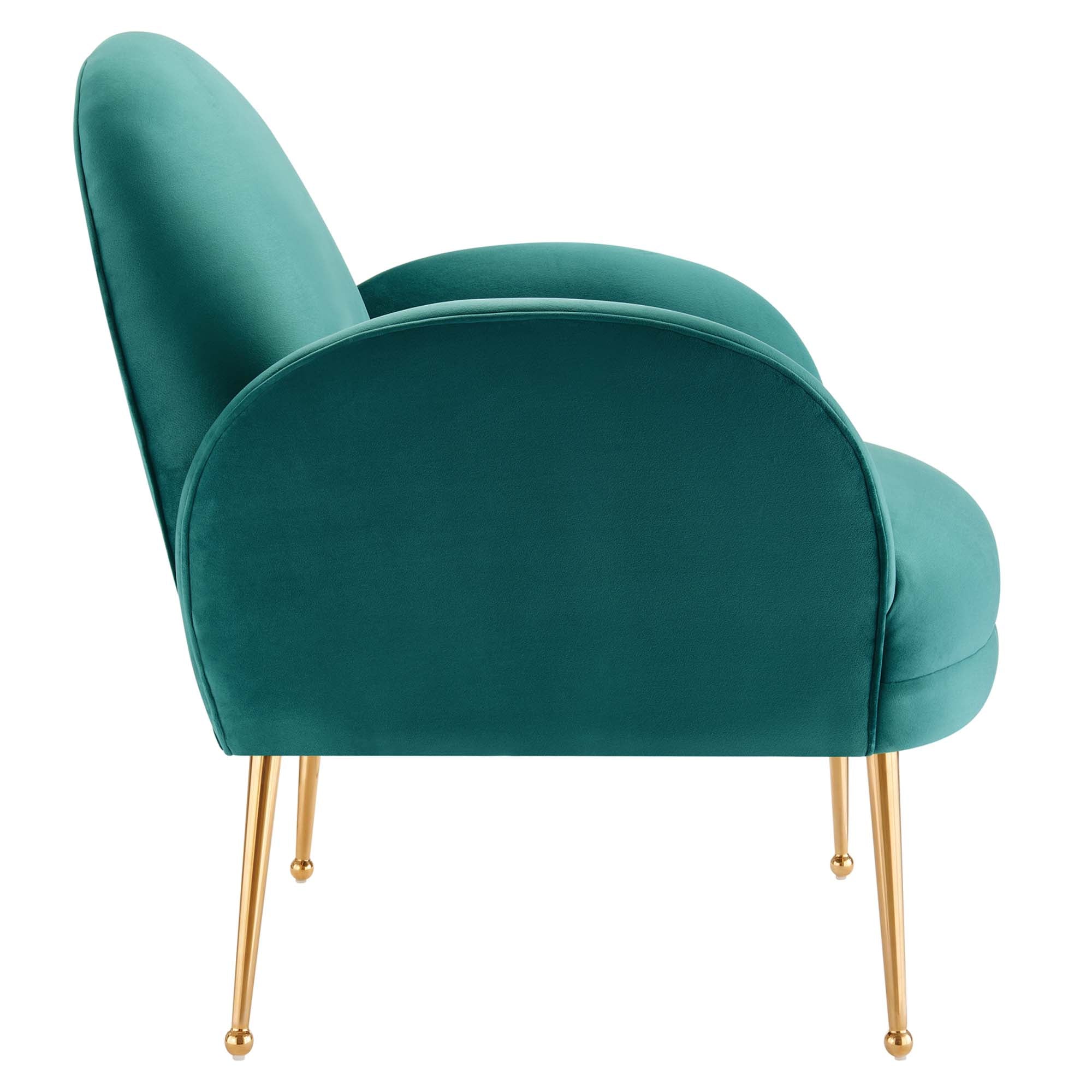 Transcend Performance Velvet Armchair