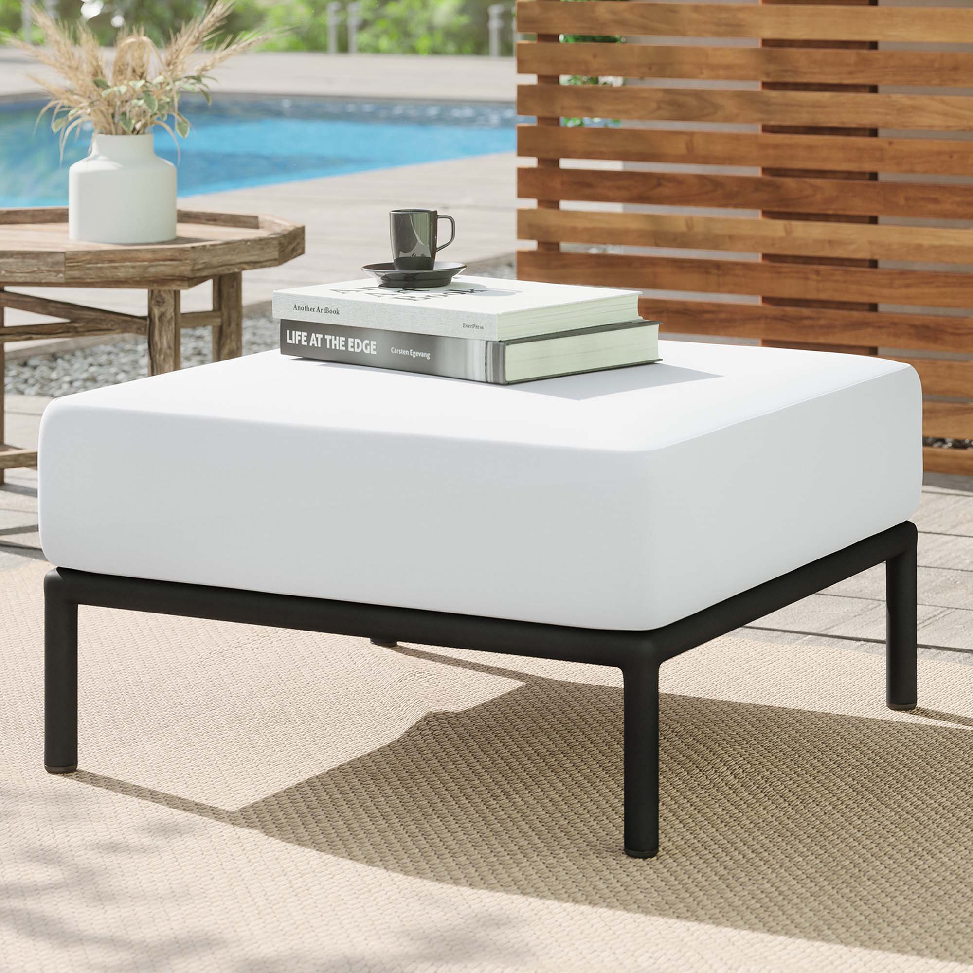 Hanalei Outdoor Patio Ottoman