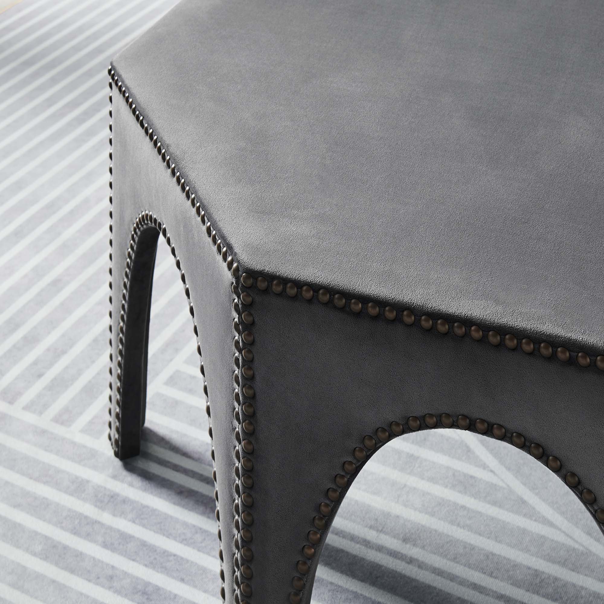 Victory Performance Velvet Ottoman