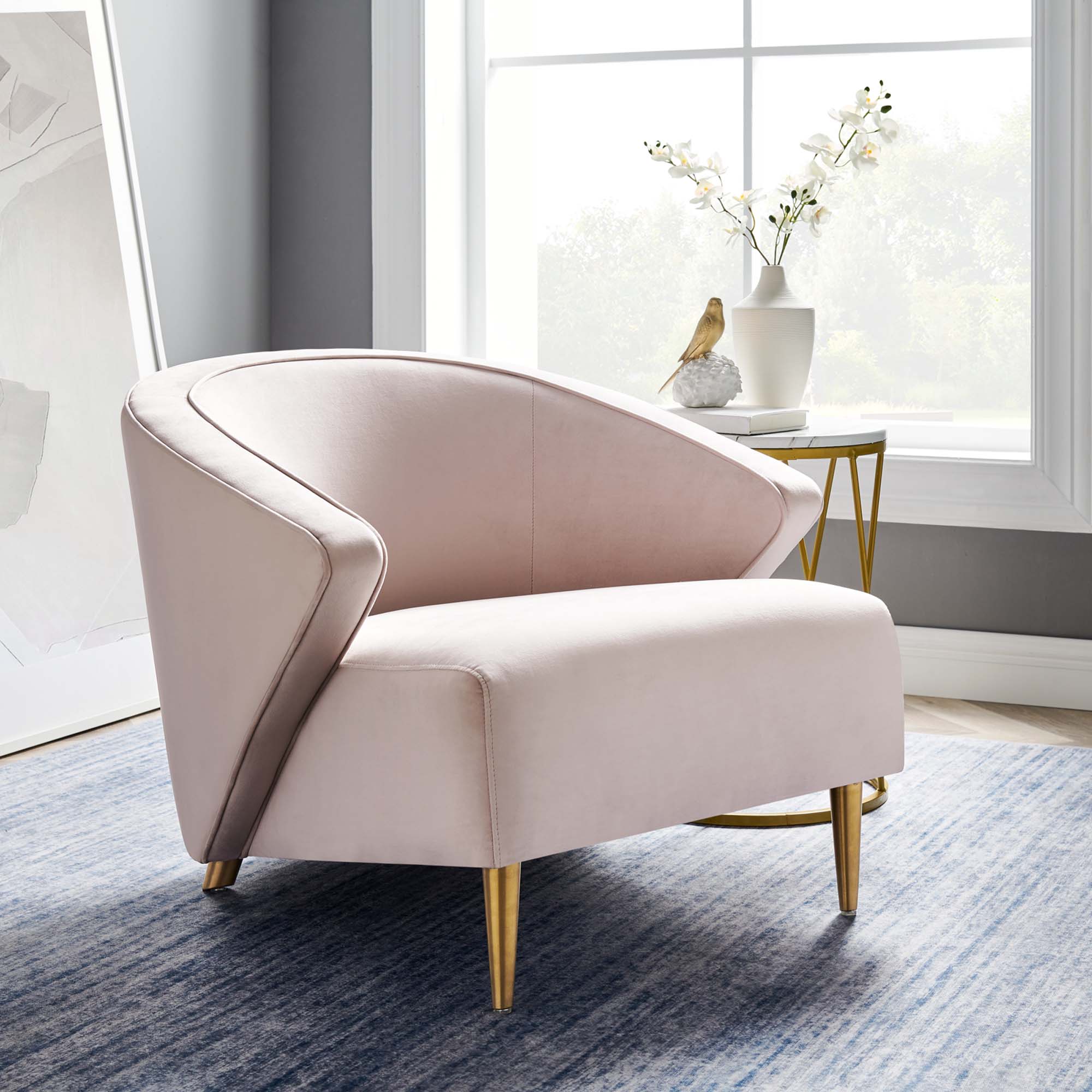 Odyssey Performance Velvet Armchair