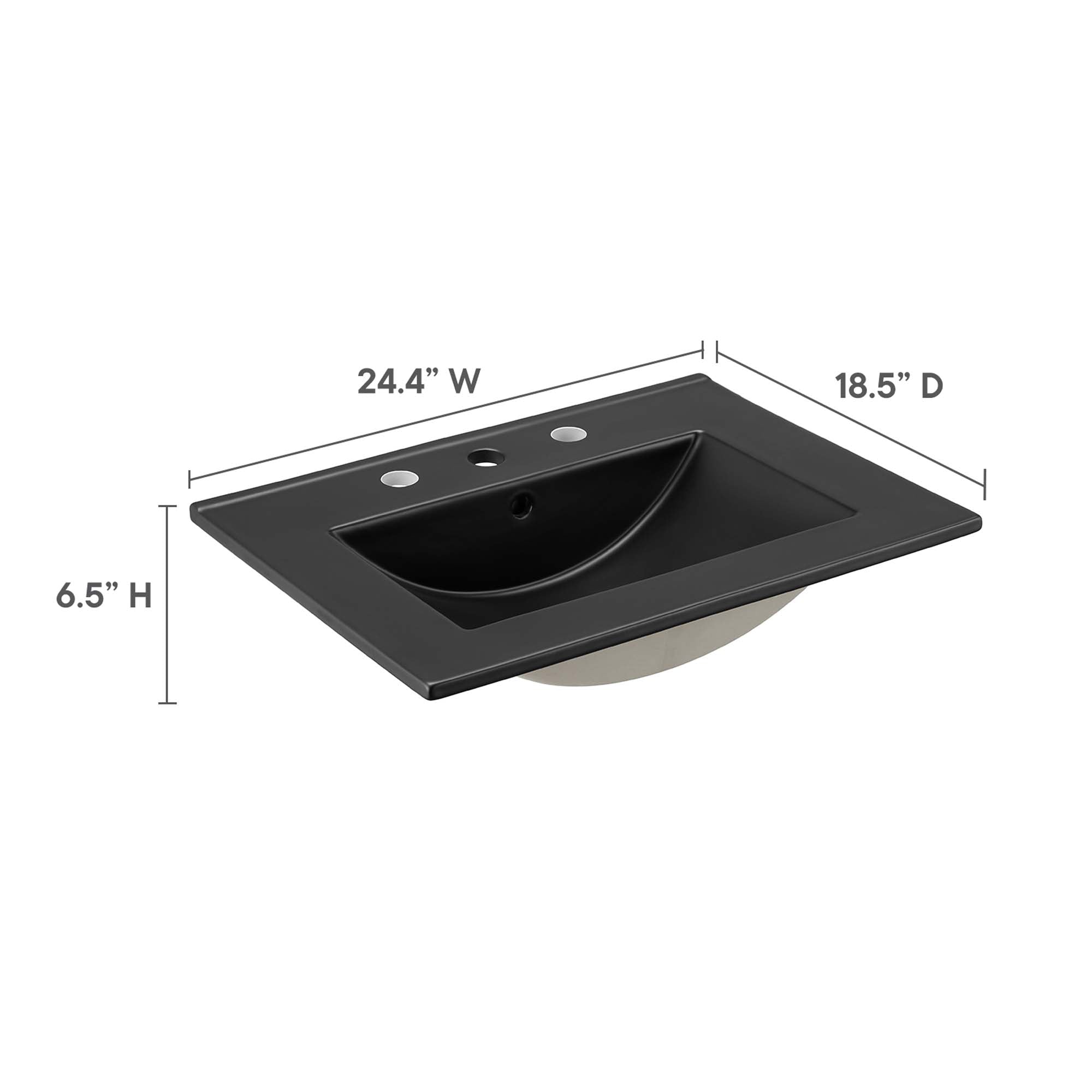 Cayman 24" Bathroom Sink