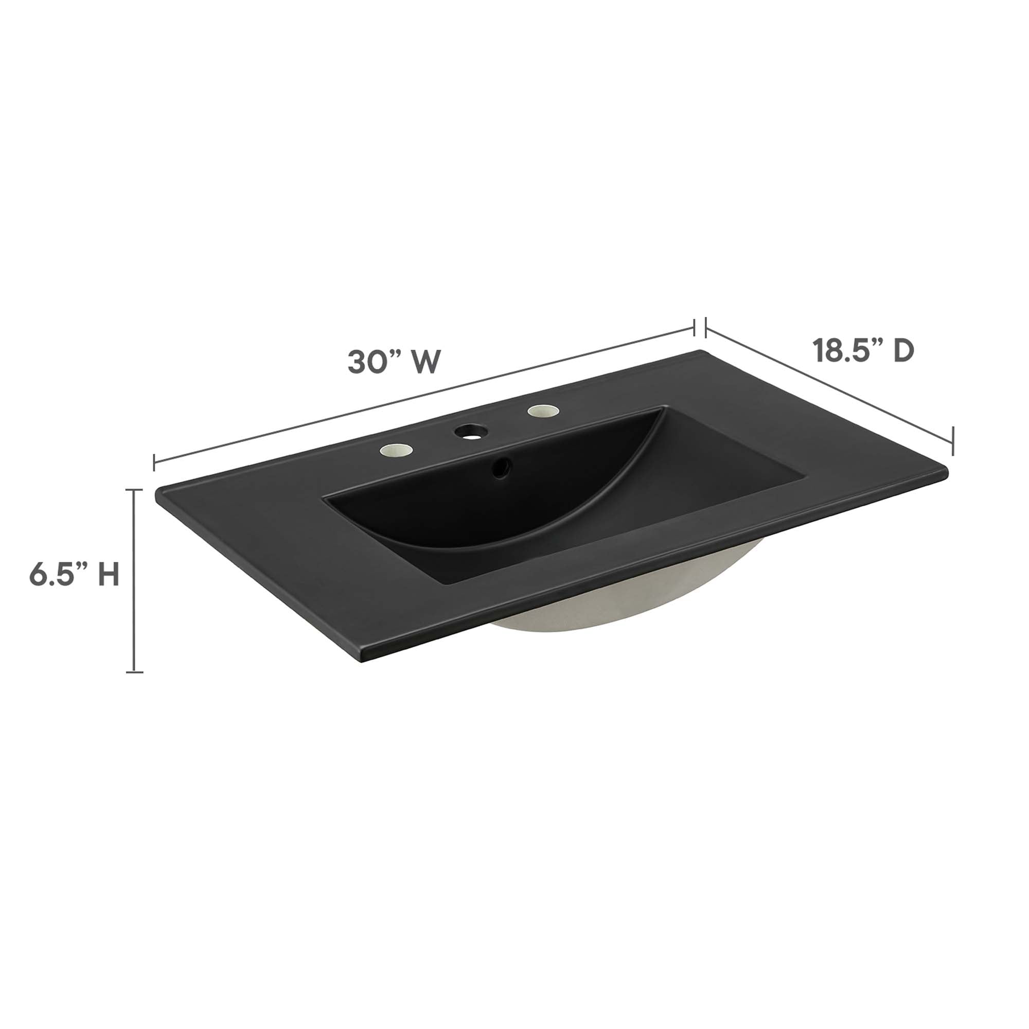 Cayman 30" Bathroom Sink