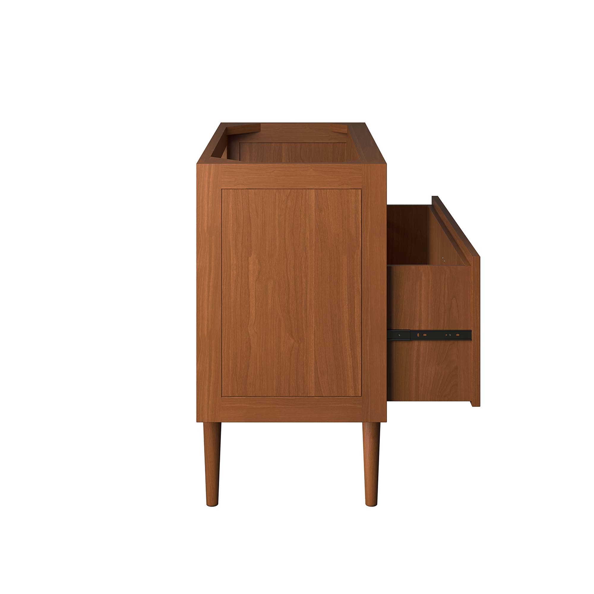 Cassia 36" Teak Wood Bathroom Vanity Cabinet (Sink Basin Not Included)