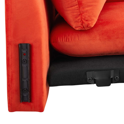 Indicate Performance Velvet Sofa