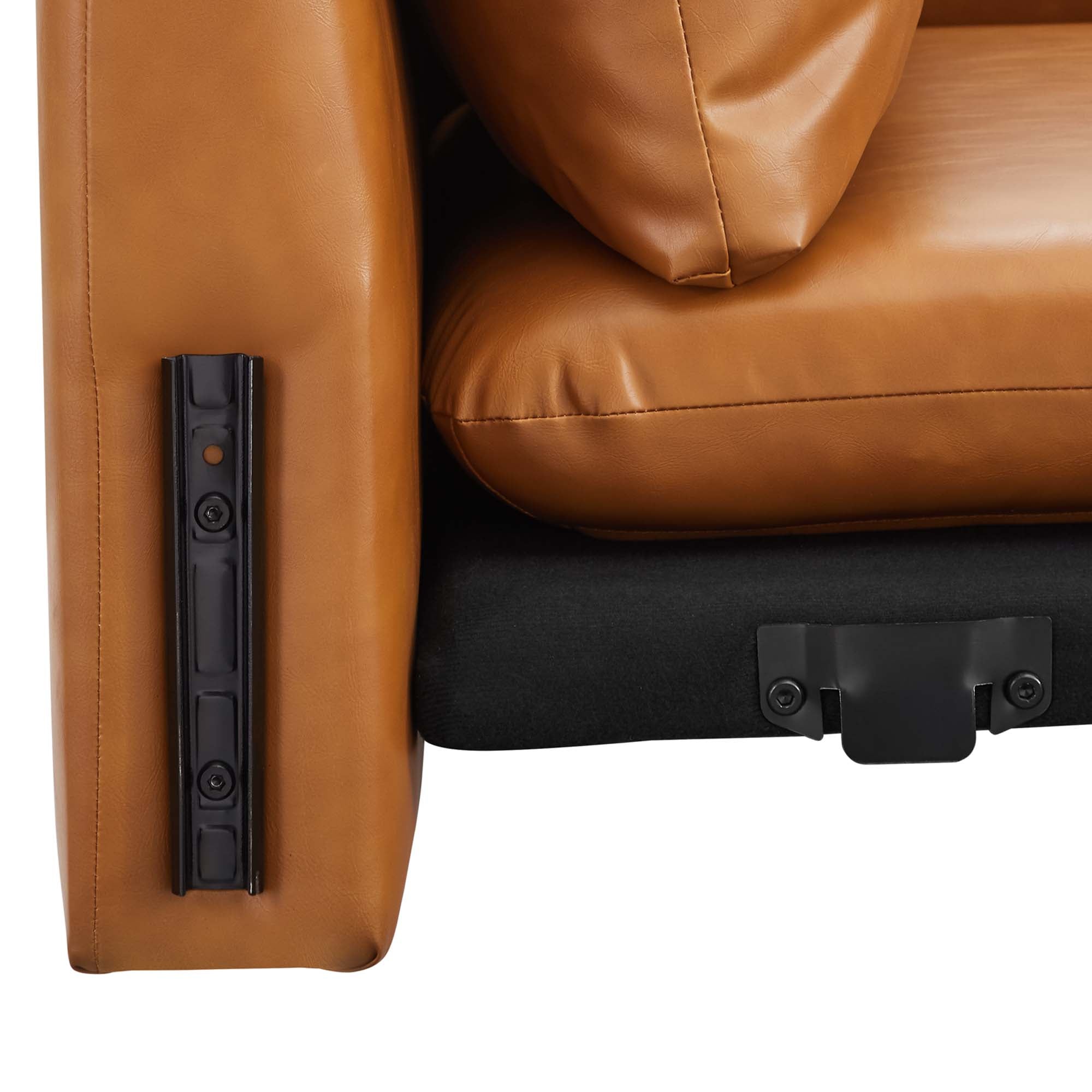 Indicate Vegan Leather Sofa