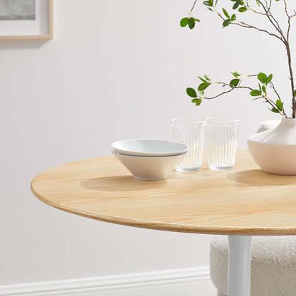 Lippa 36" Round Wood Grain Dining Table