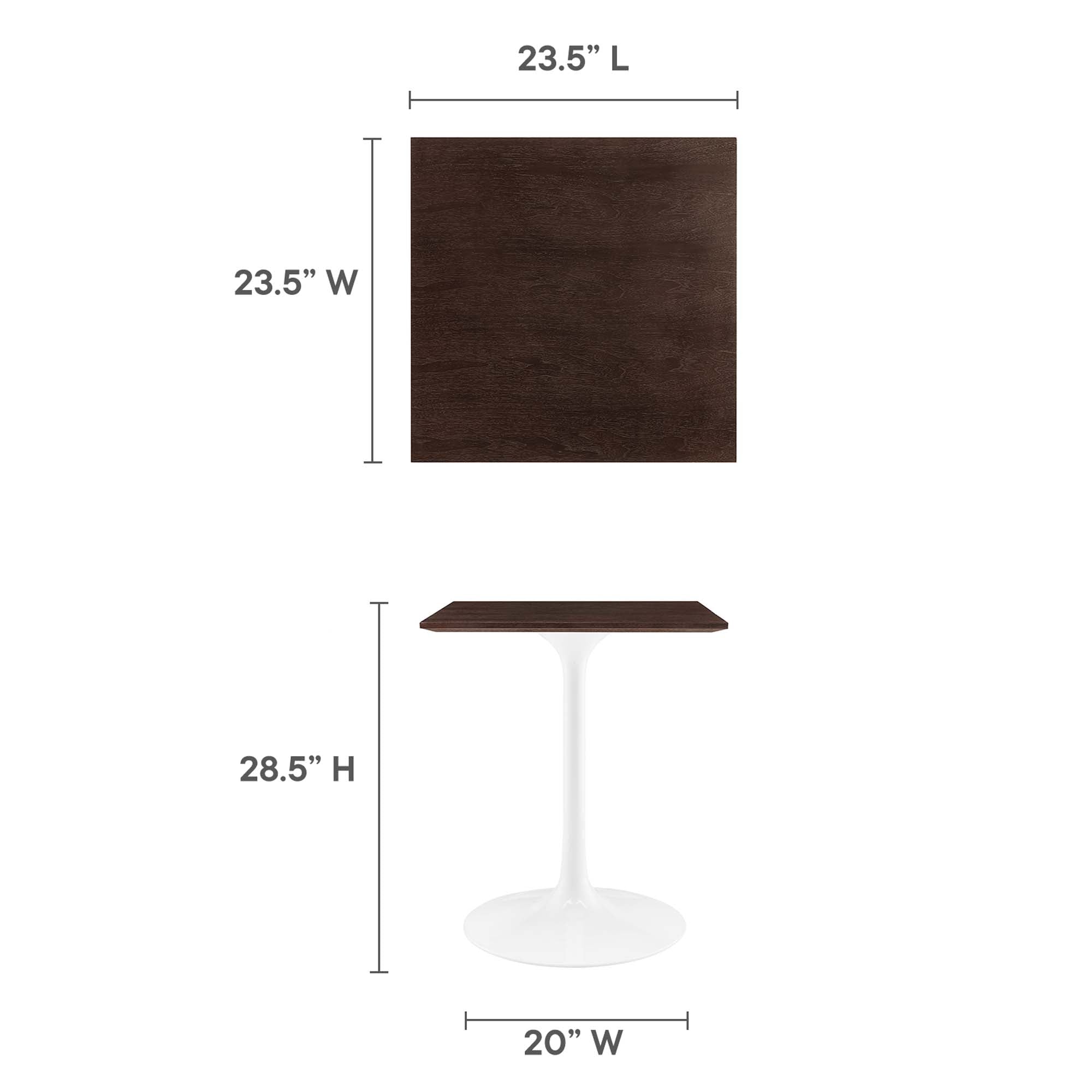 Lippa 24" Square Dining Table