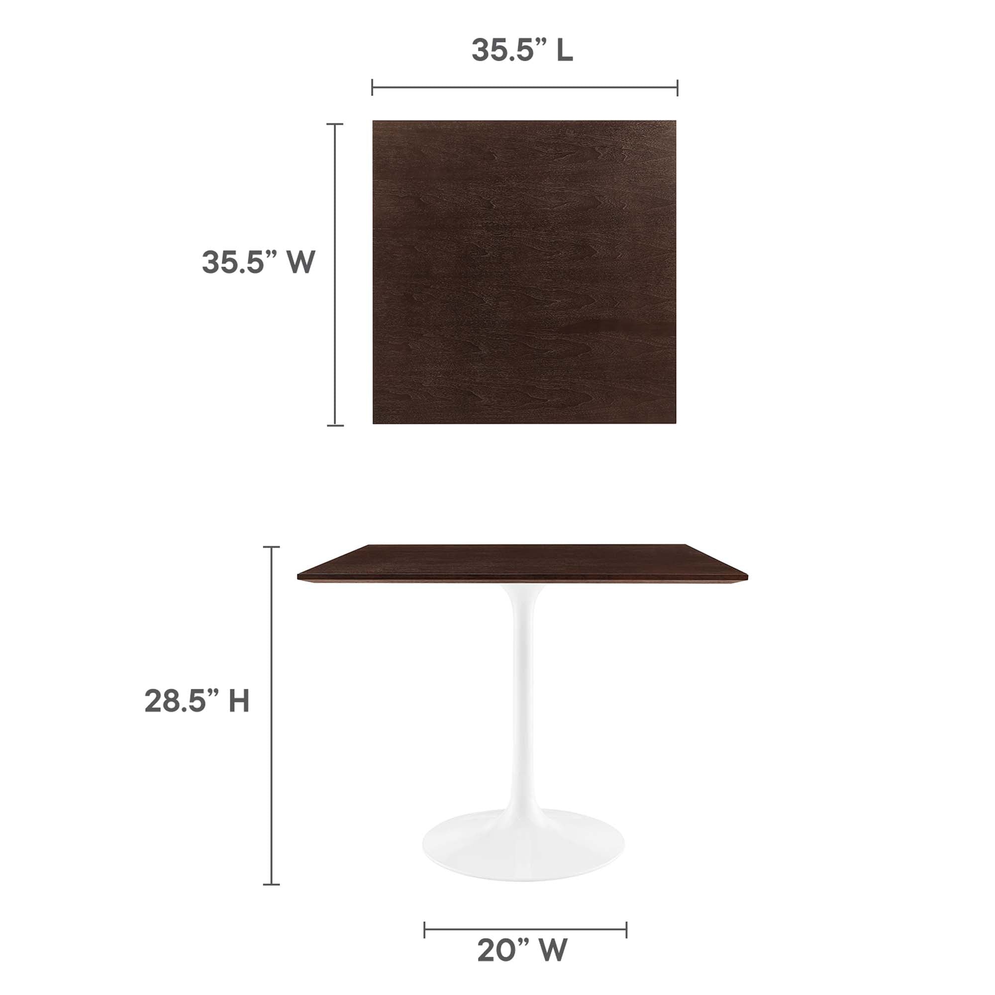 Lippa 36" Square Dining Table