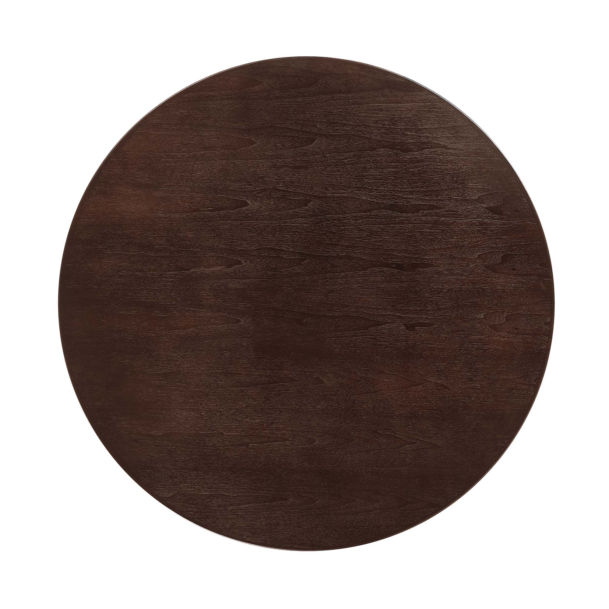 Lippa 48" Round Wood Grain Dining Table