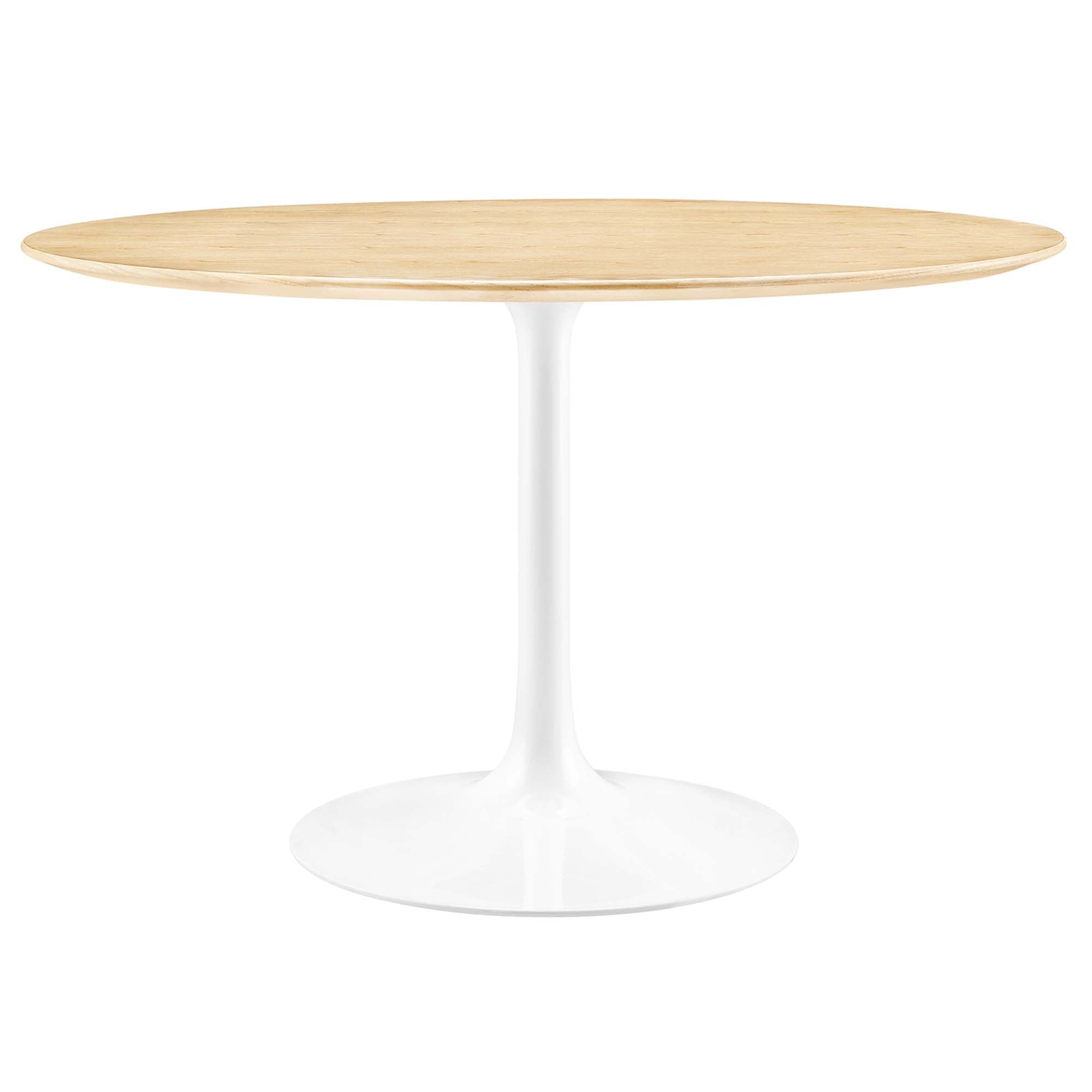 Lippa 48" Round Wood Grain Dining Table