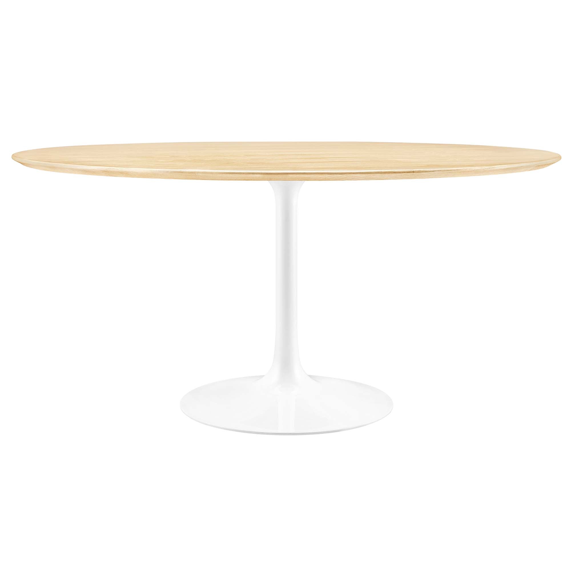 Lippa 60" Round Wood Grain Dining Table