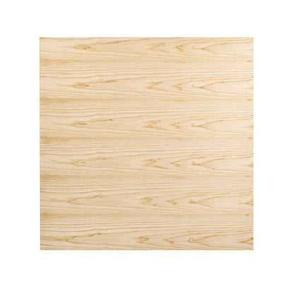 Lippa 40" Square Wood Grain Dining Table