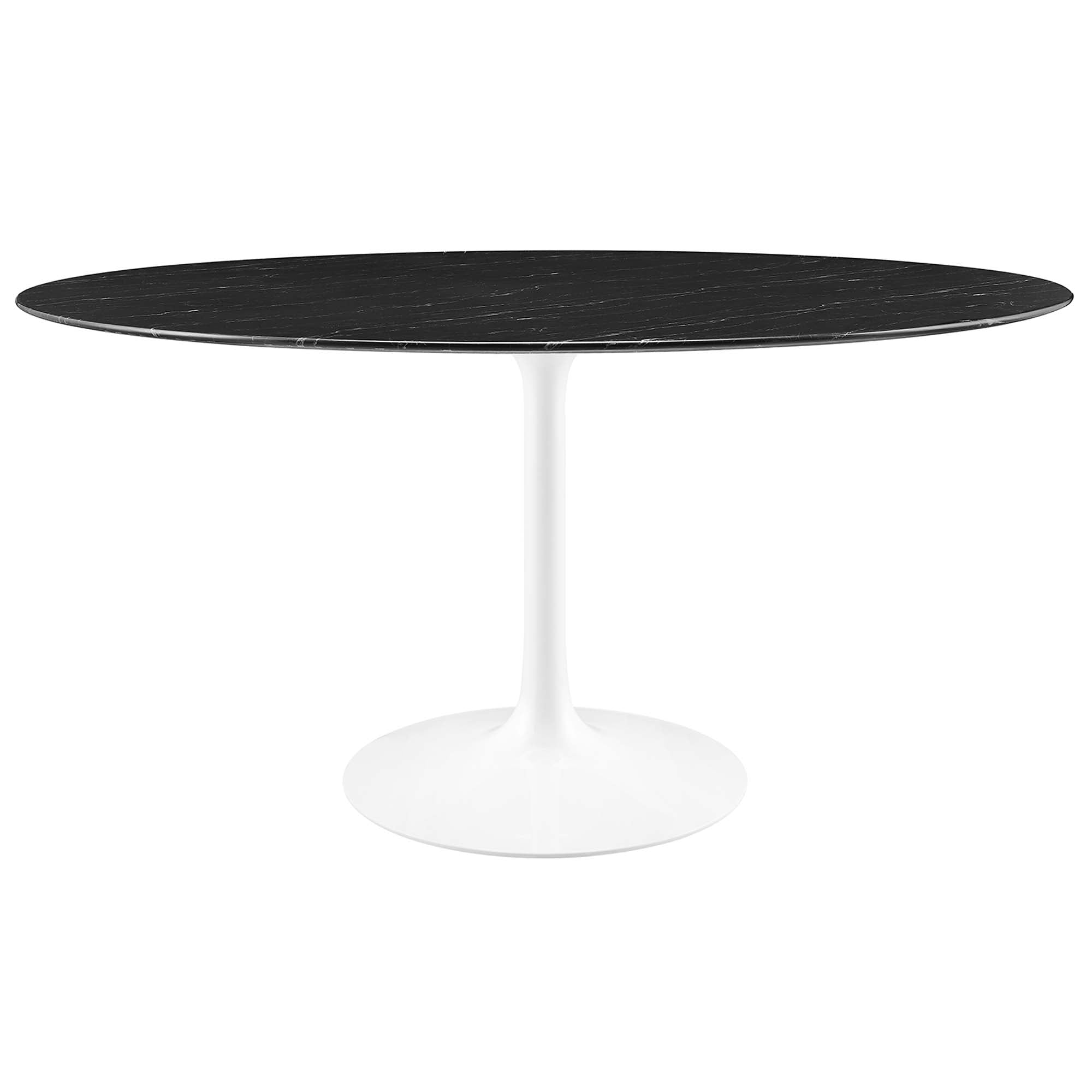 Lippa 60" Round Artificial Marble Dining Table